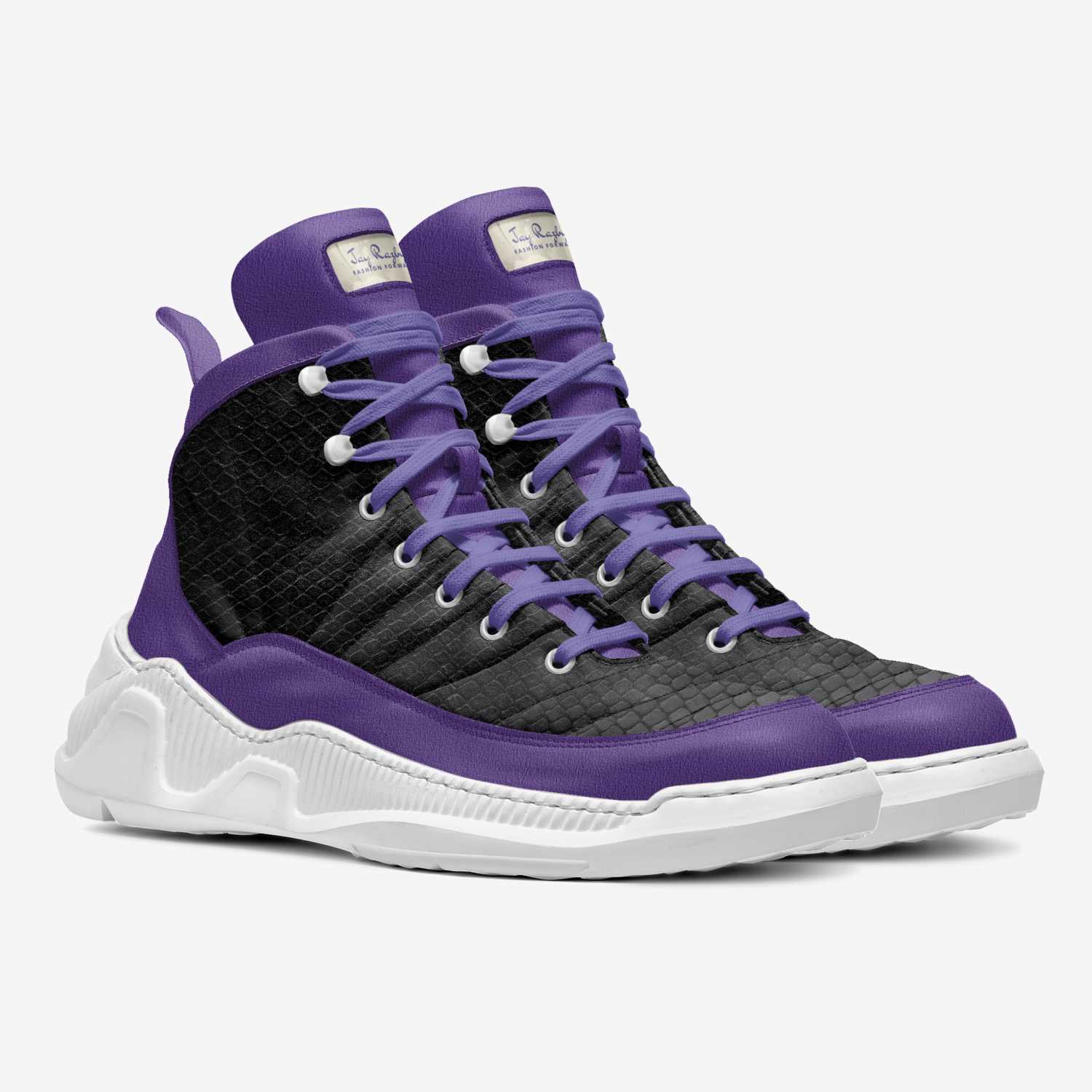 Jay Razby  custom made in Italy shoes by Jay Rock | Double view