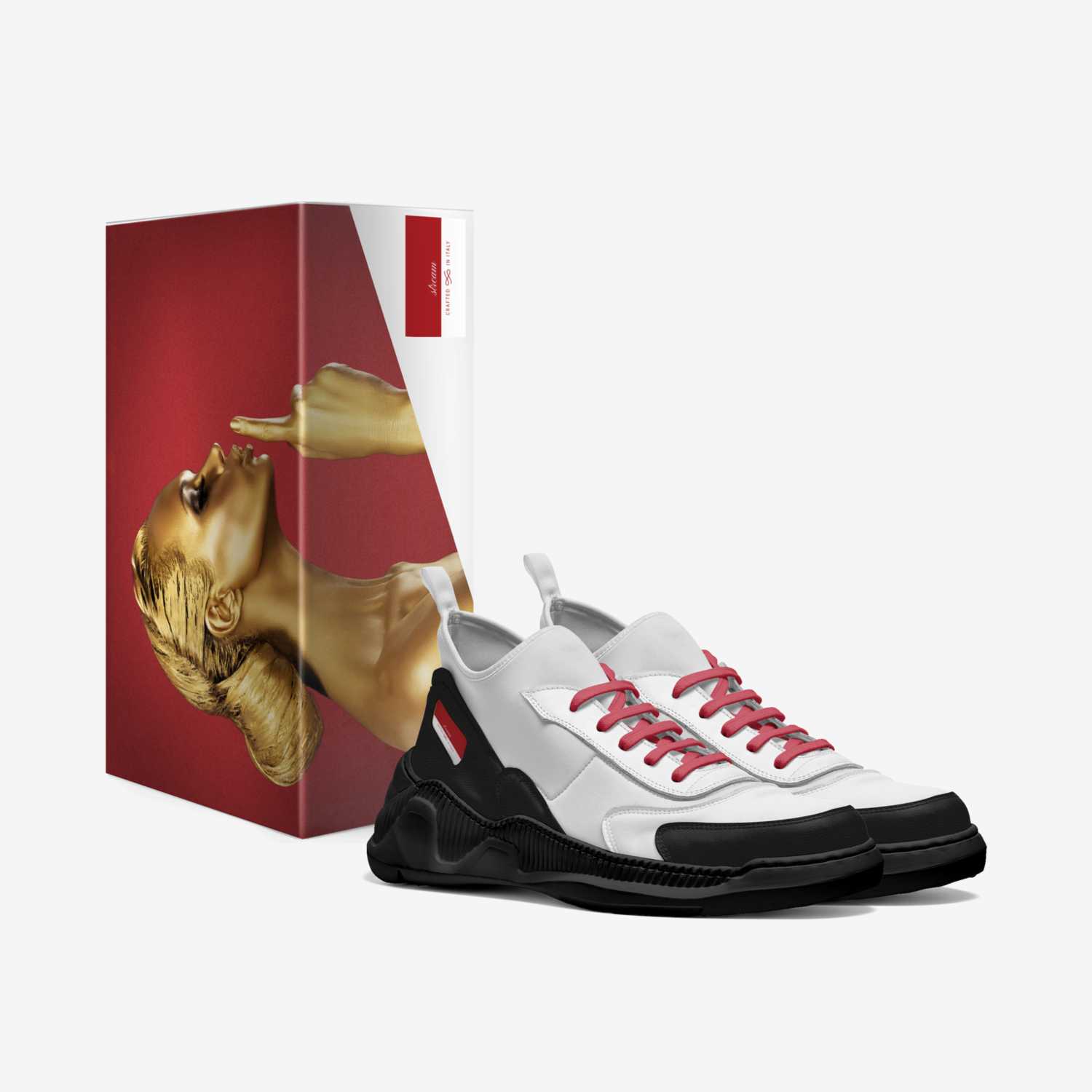 stream custom made in Italy shoes by Jahni Williams | Box view