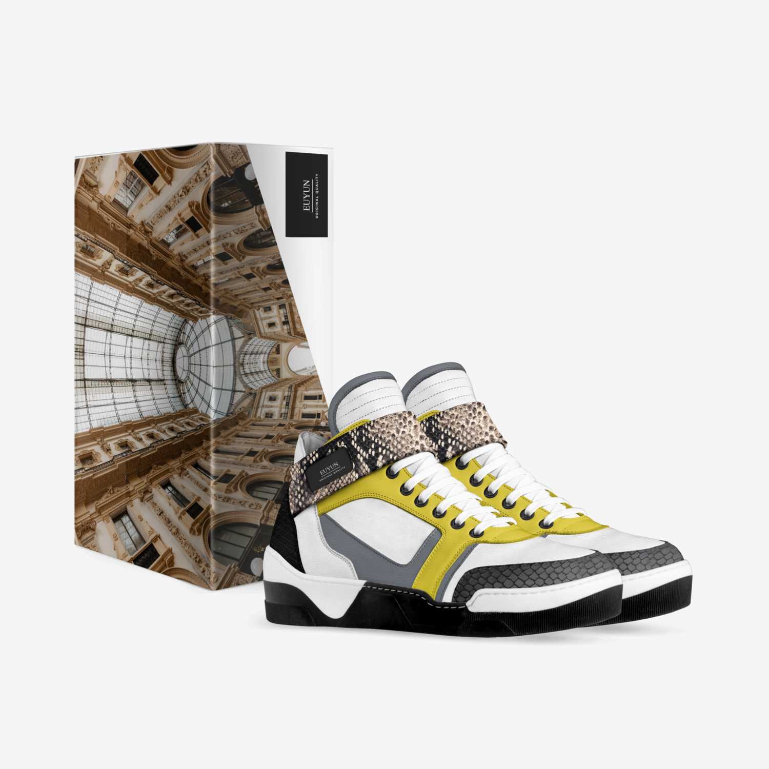 EUYUN3 custom made in Italy shoes by Nadiyah Islam | Box view