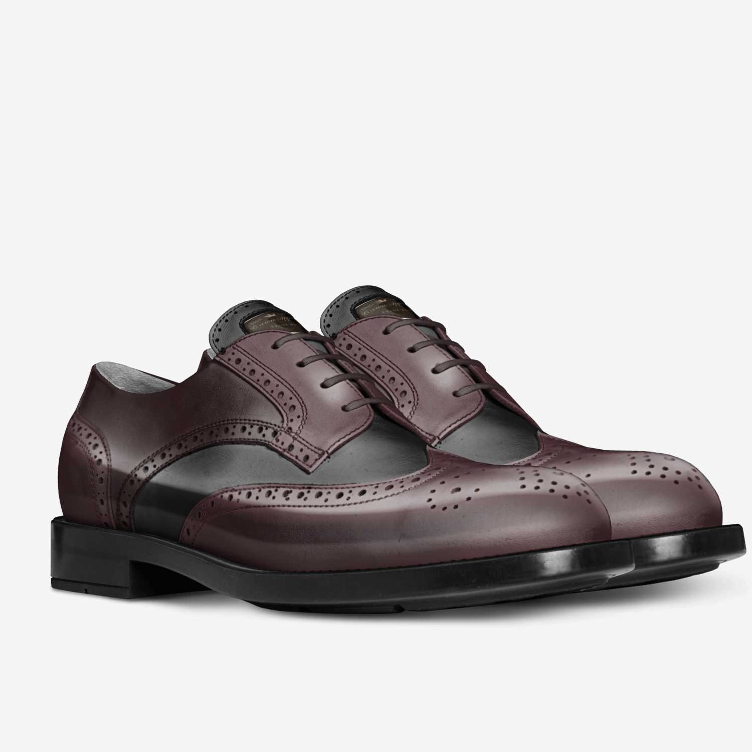 Crown Apparel custom made in Italy shoes by Eric Moore | Double view