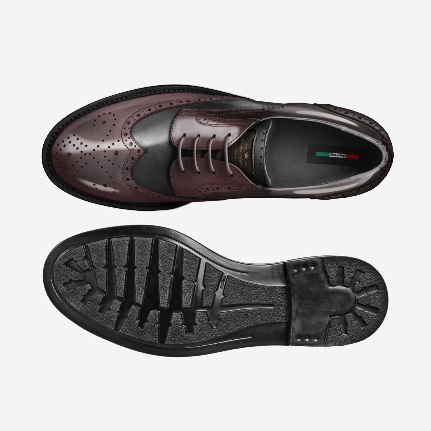 Crown Apparel custom made in Italy shoes by Eric Moore | Top view