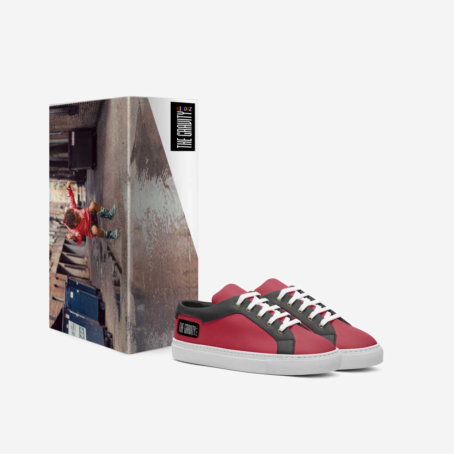 Gravity Kiddiz custom made in Italy shoes by Ita Akpan-ita | Box view