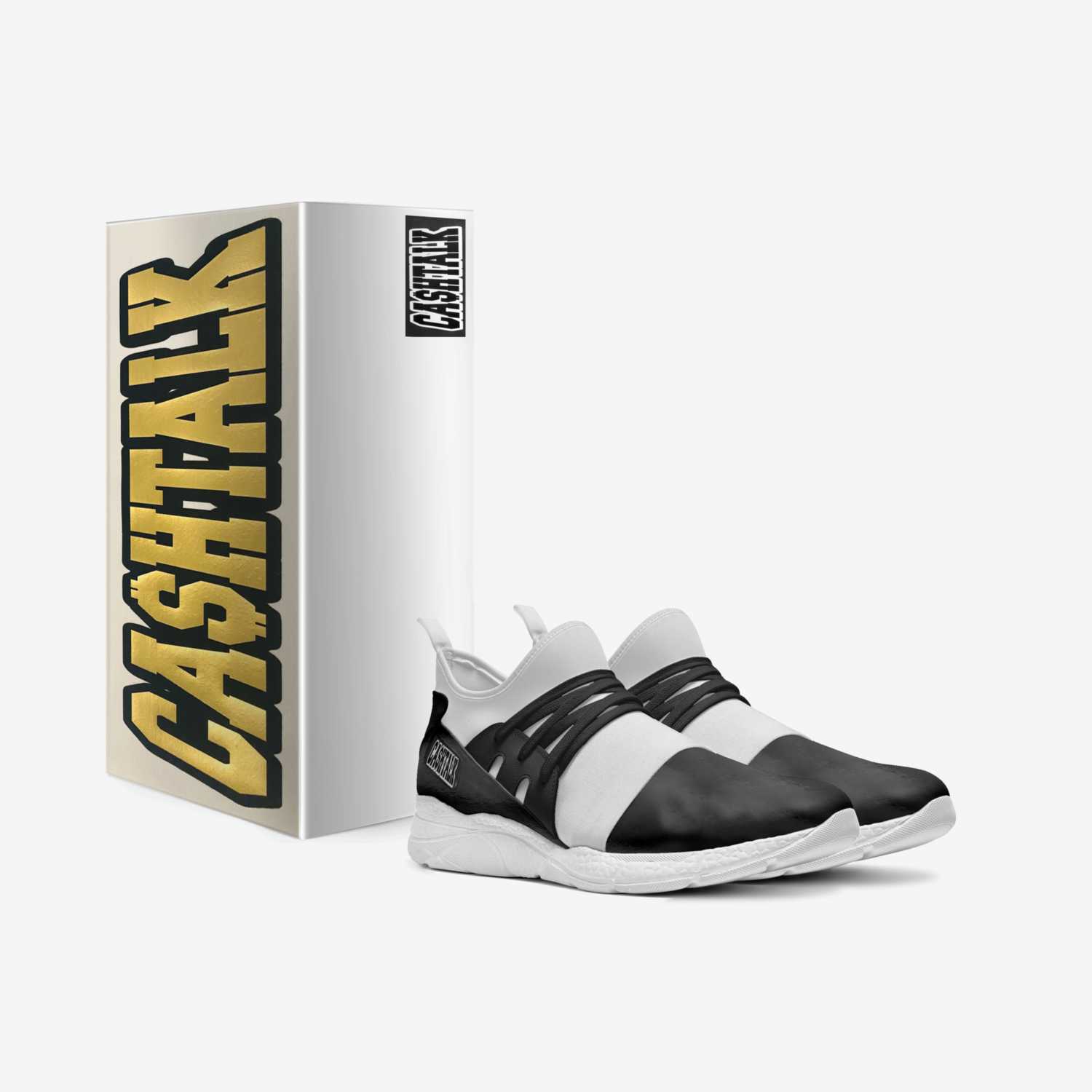 CA$HTALK 1’s custom made in Italy shoes by Charis Dottin | Box view