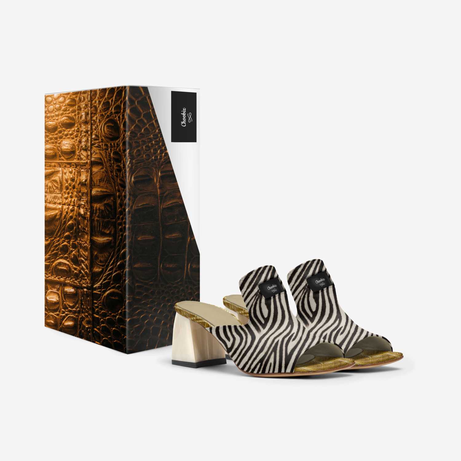 Choobiz custom made in Italy shoes by Chantal Nchako | Box view
