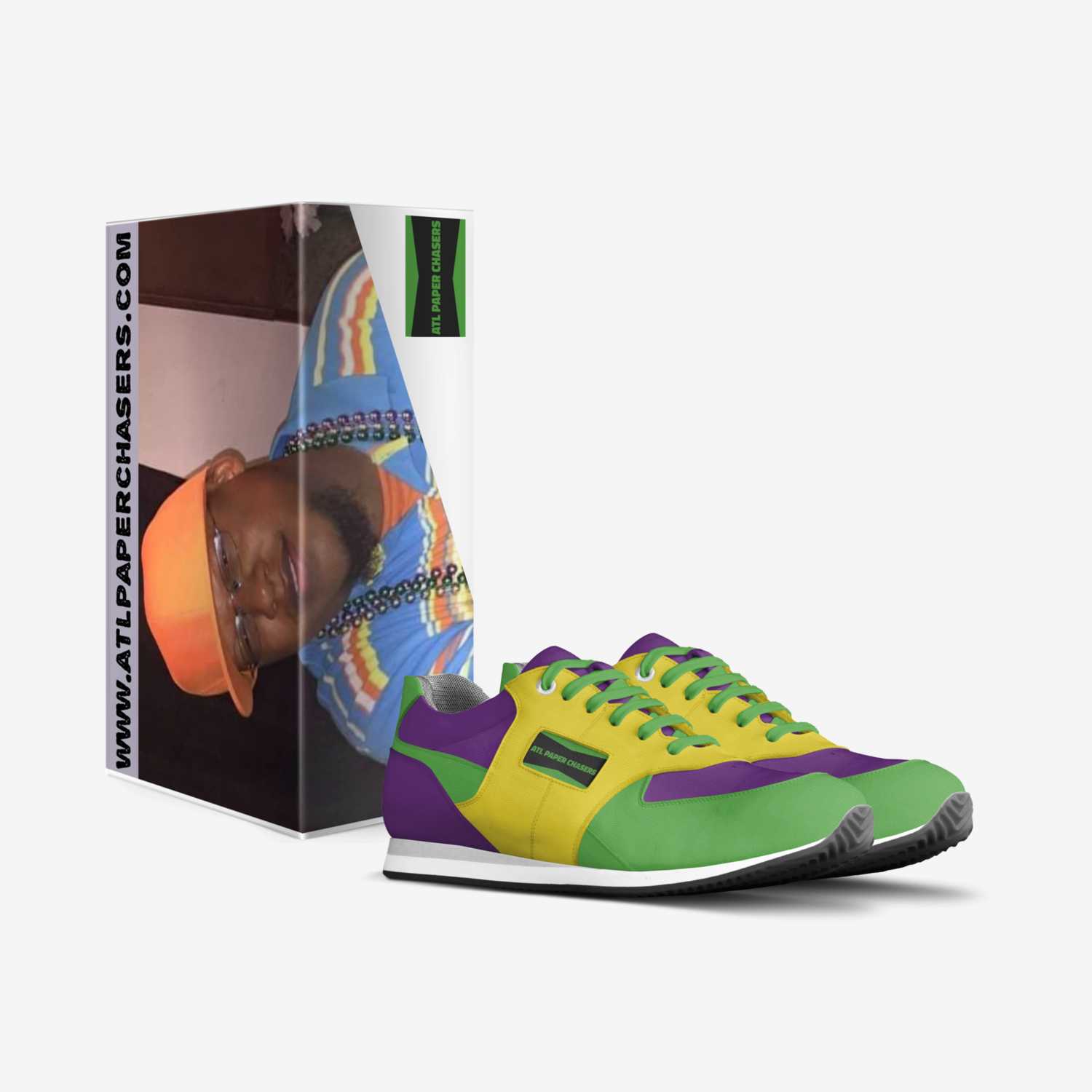 N.O. PARTY GRAS custom made in Italy shoes by Jameyel Price | Box view