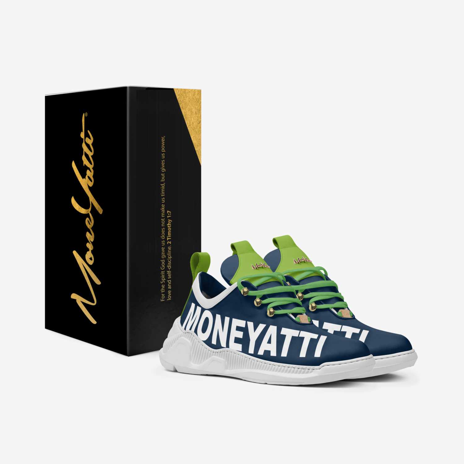 Sig18 custom made in Italy shoes by Moneyatti Brand | Box view