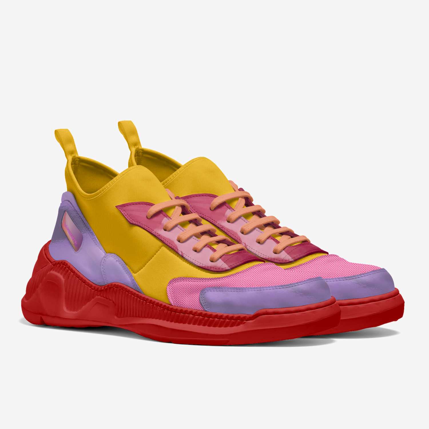 TikTok Woah custom made in Italy shoes by Macky Suson | Double view