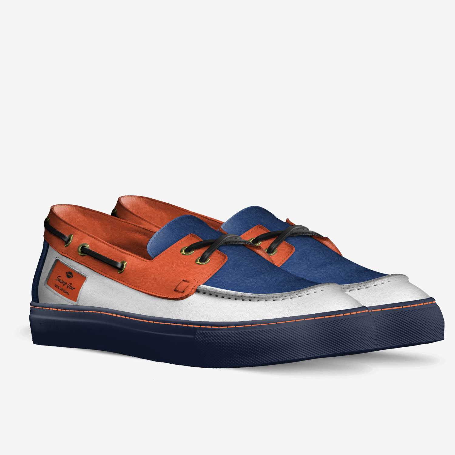 Swamp Gear custom made in Italy shoes by Richard Harvey | Double view