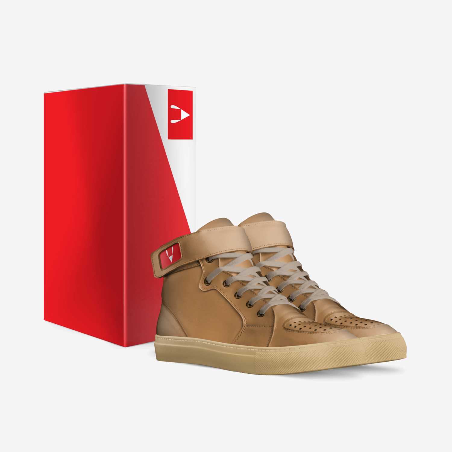 Rabbits HighTops 2 custom made in Italy shoes by Christopher Bhembe | Box view