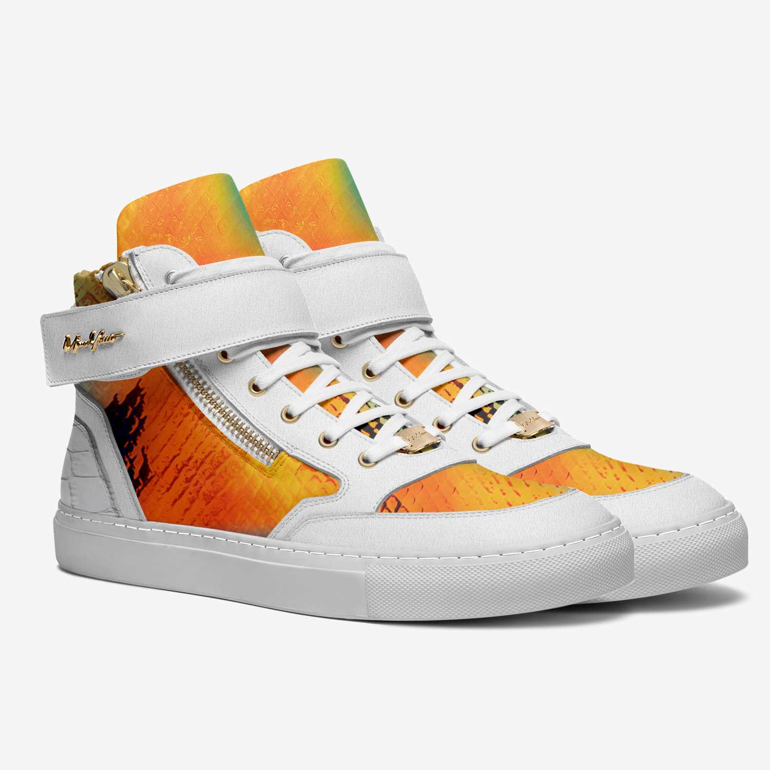 Legends02 custom made in Italy shoes by Moneyatti Brand | Double view