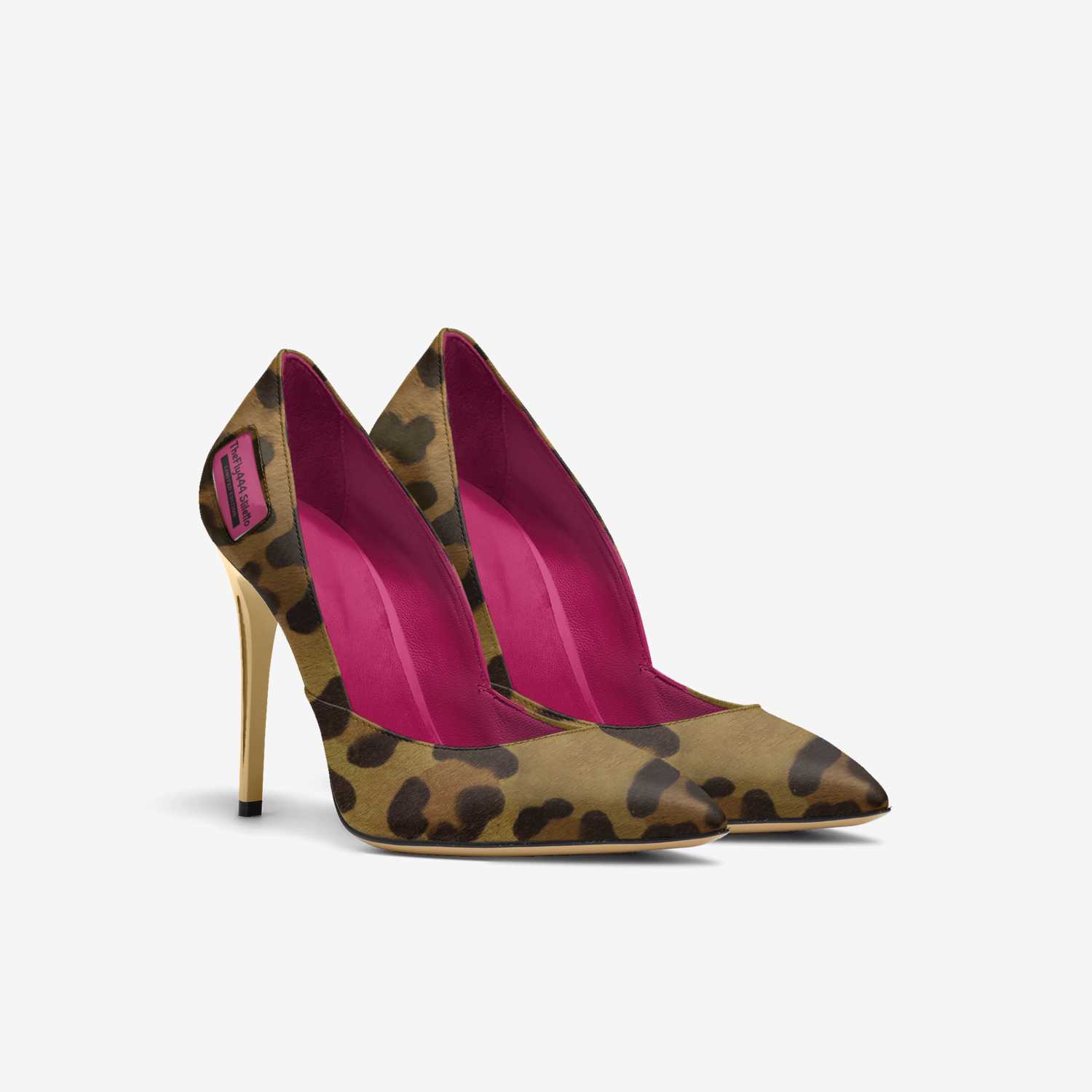 Fly444 Stiletto custom made in Italy shoes by Lenean Priester | Double view