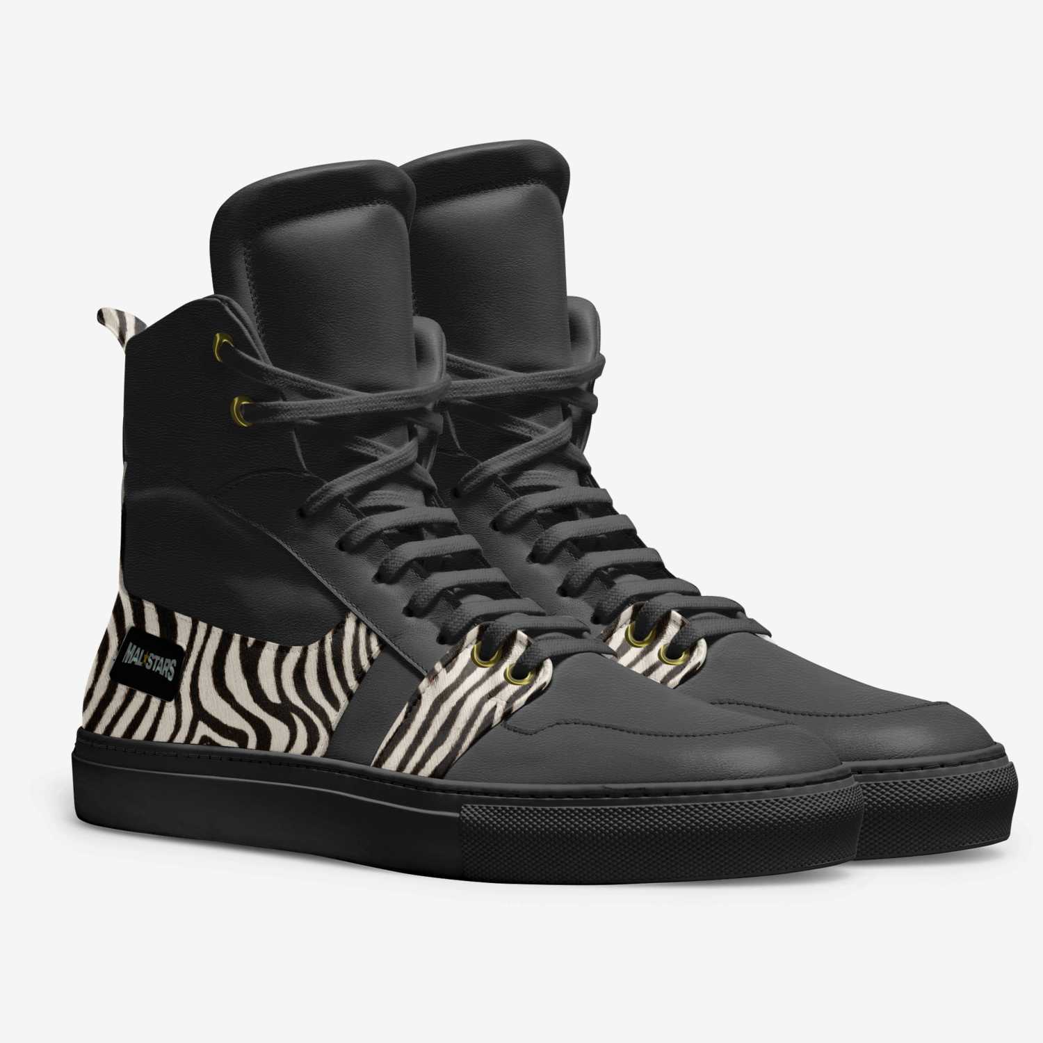 Mal-Star (X) custom made in Italy shoes by Jamal Mccoy | Double view