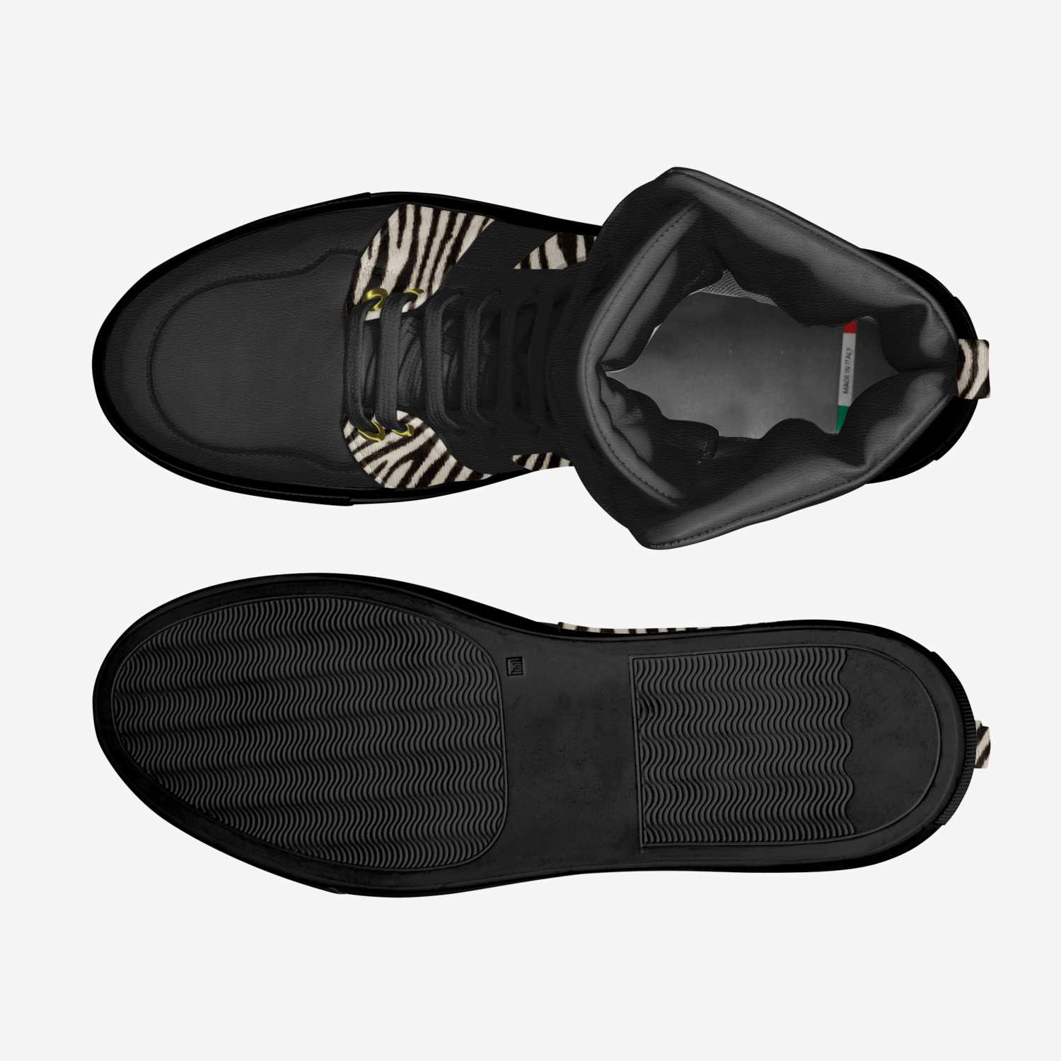 Mal-Star (X) custom made in Italy shoes by Jamal Mccoy | Top view