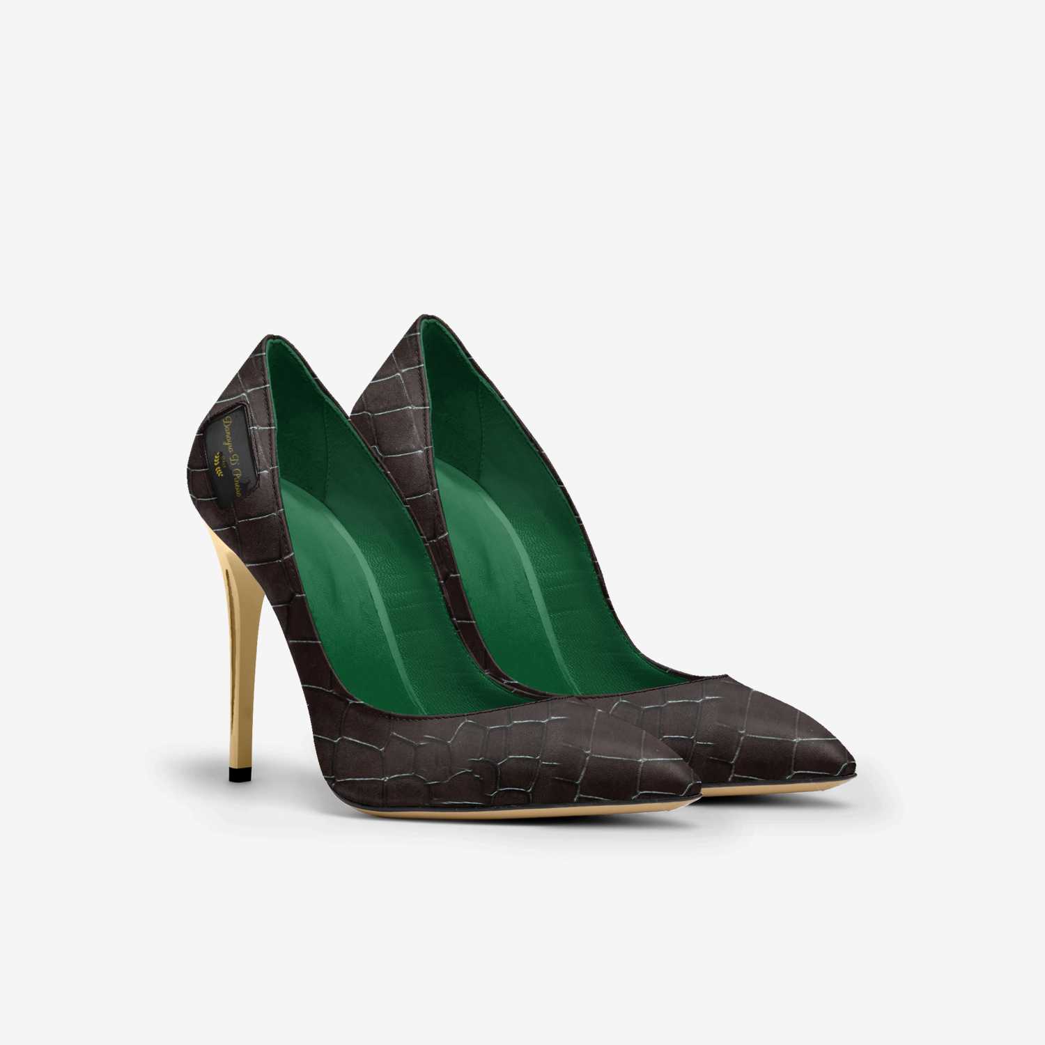 ANDROMEDA custom made in Italy shoes by Danayra D Pineiro | Double view