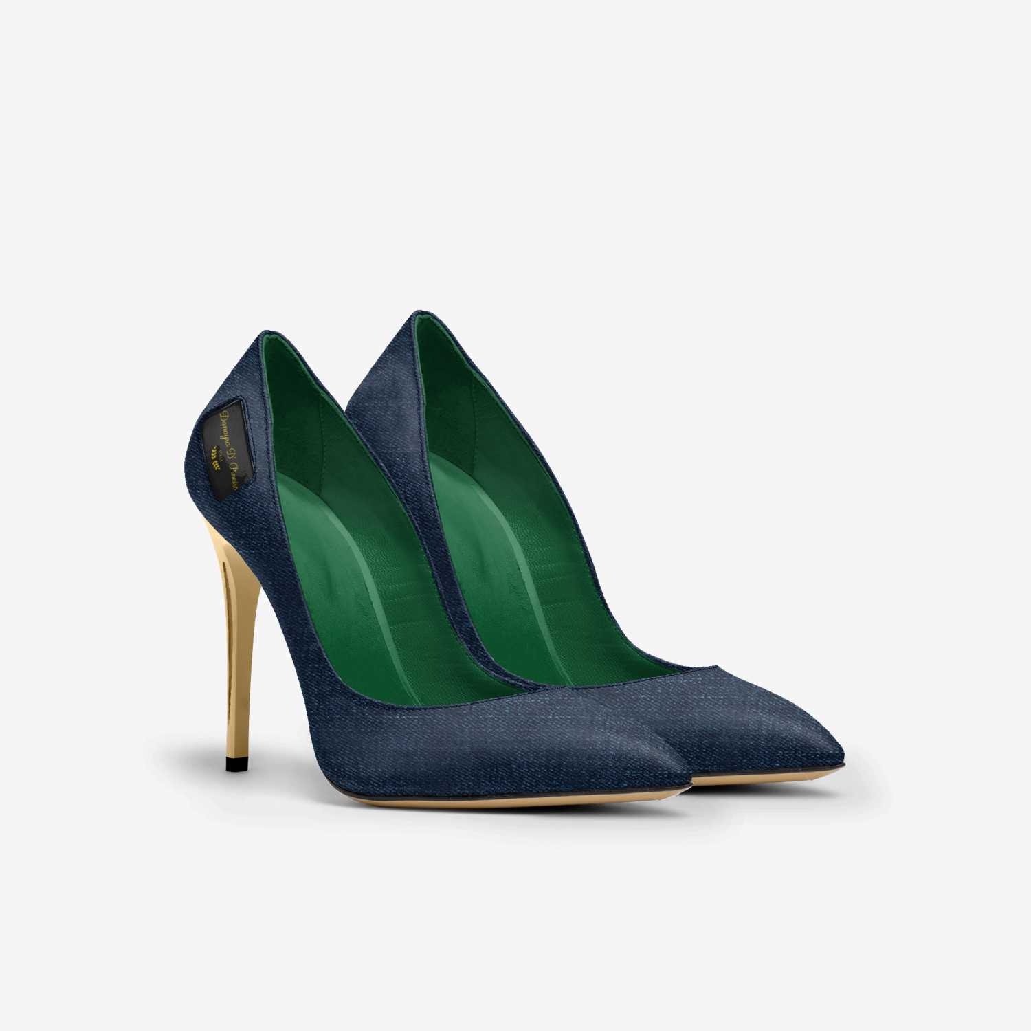 ANDROMEDA custom made in Italy shoes by Danayra D Pineiro | Double view