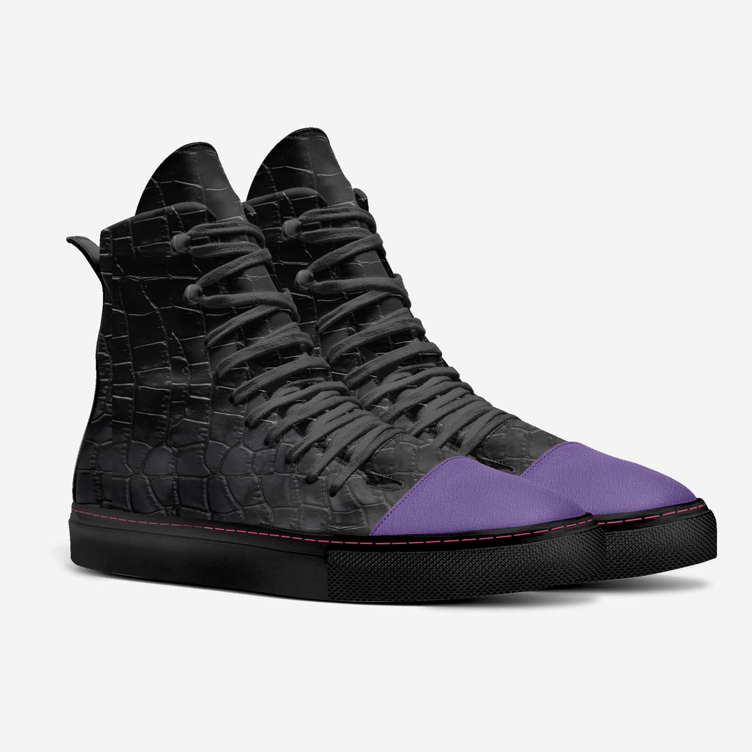 space drops custom made in Italy shoes by Di Ser Piero | Double view