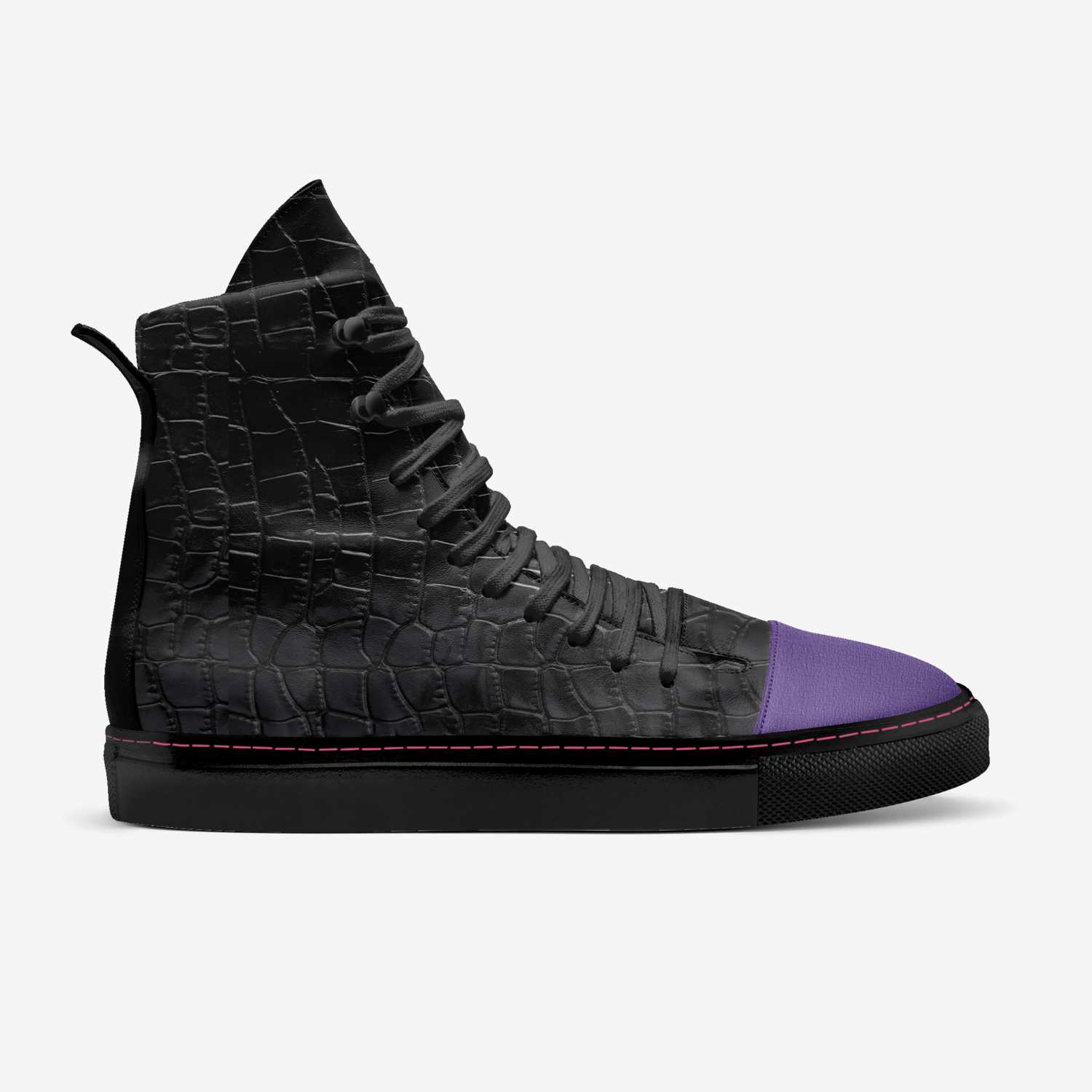 space drops custom made in Italy shoes by Di Ser Piero | Side view