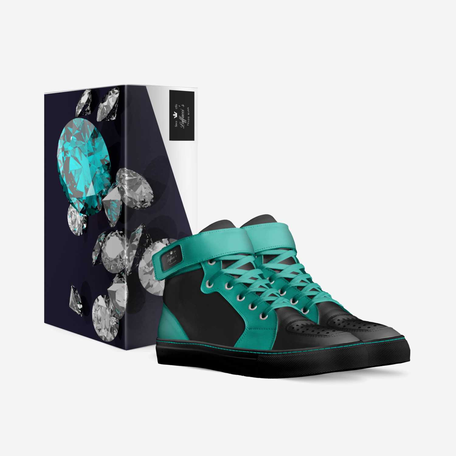 Laffacci's custom made in Italy shoes by Laffacci Diamonds | Box view