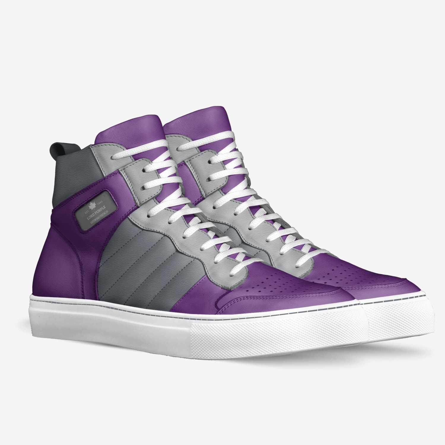 LORD PURPLE custom made in Italy shoes by Raphael Goins | Double view