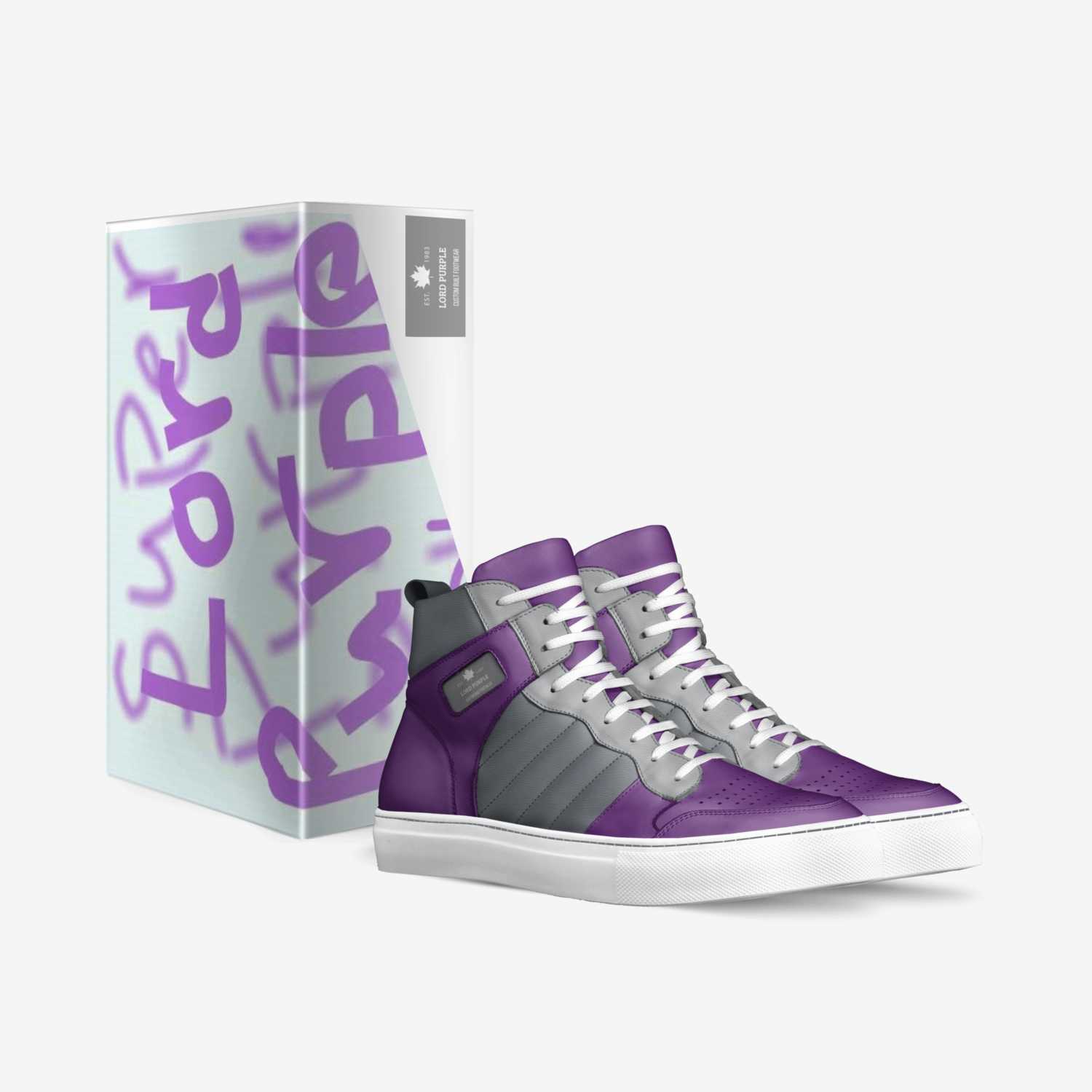 LORD PURPLE custom made in Italy shoes by Raphael Goins | Box view