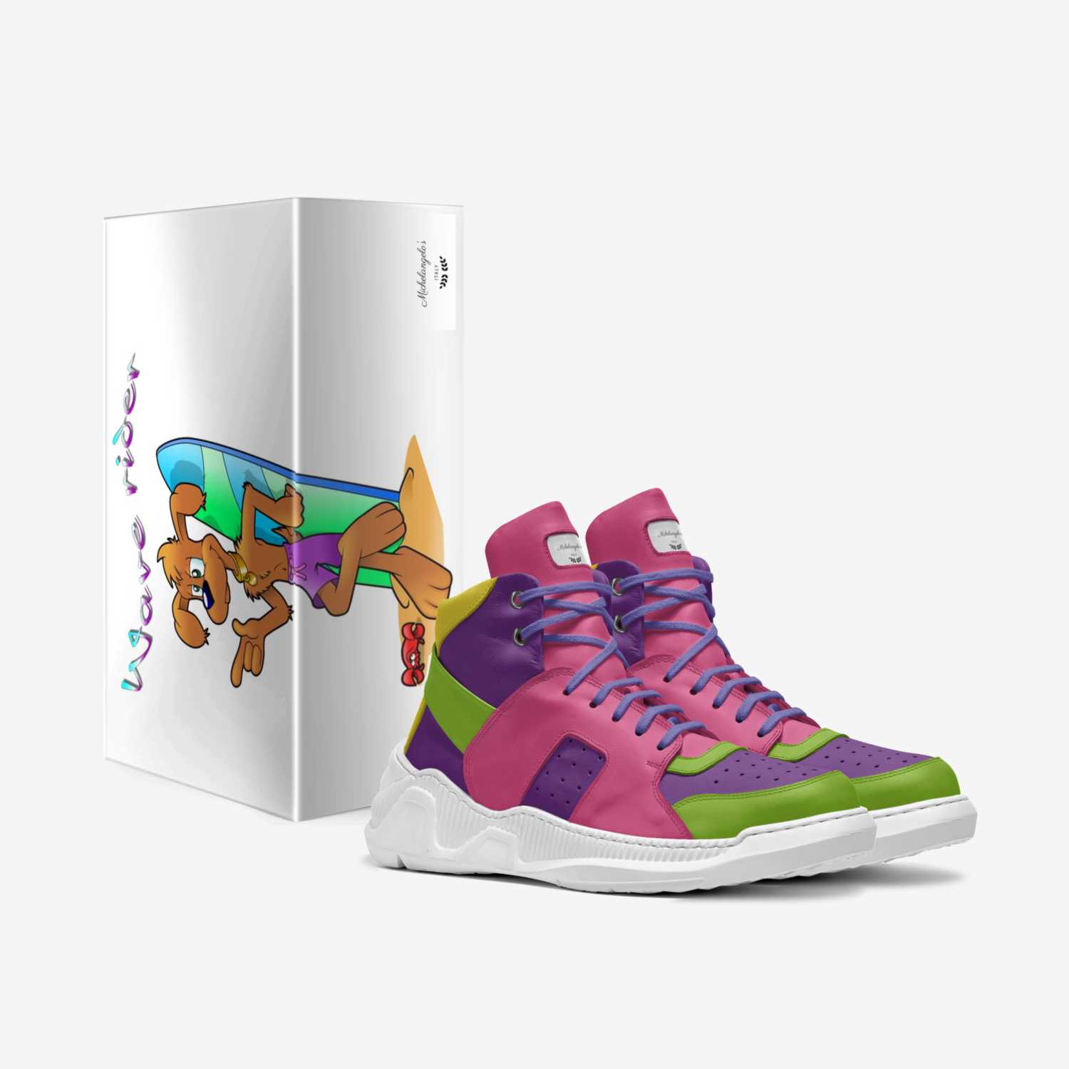 Michelangelo’s  custom made in Italy shoes by Jaymie Hunter | Box view
