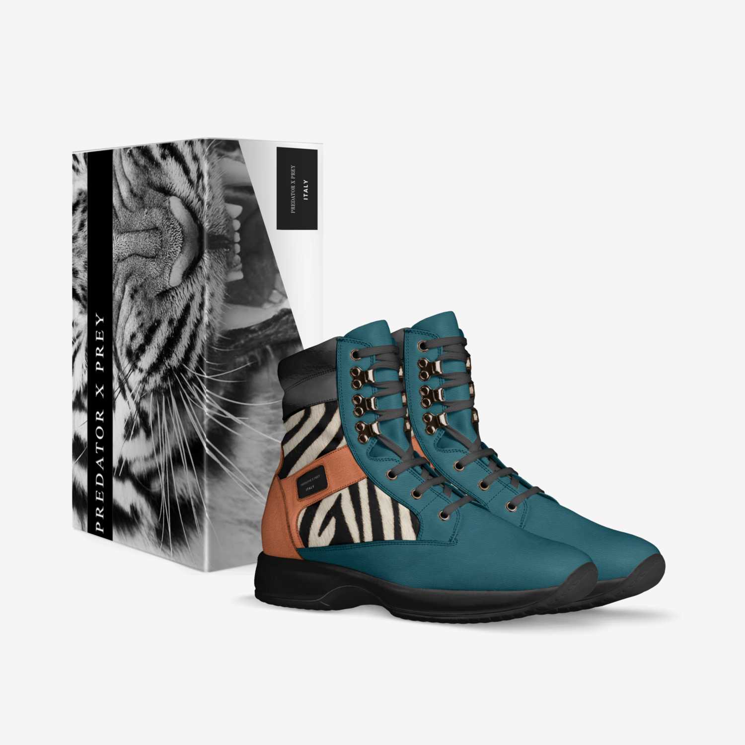 ''SAHARA UNLIMITED'' custom made in Italy shoes by Halley Washington | Box view