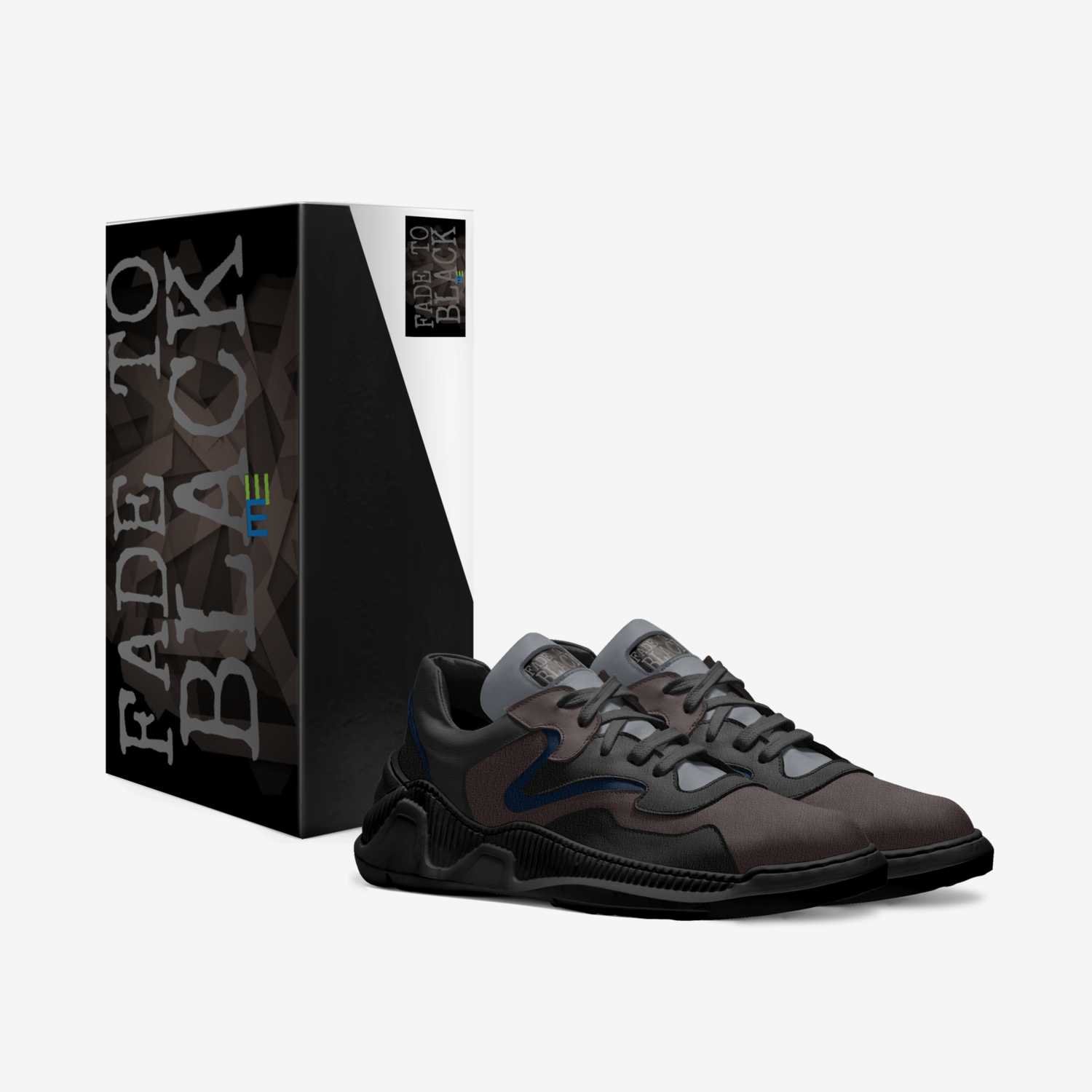 Fade To Black  custom made in Italy shoes by Marck Estemil | Box view