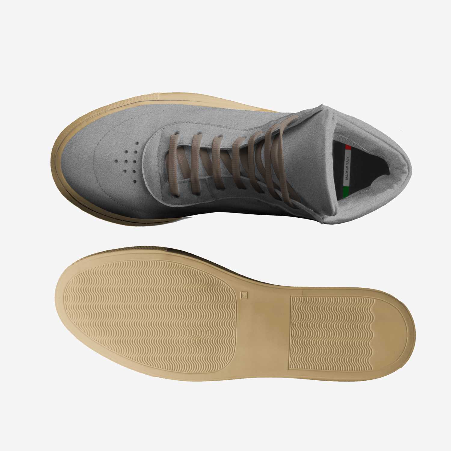 Cemento Duro  custom made in Italy shoes by Style With Kicks | Top view