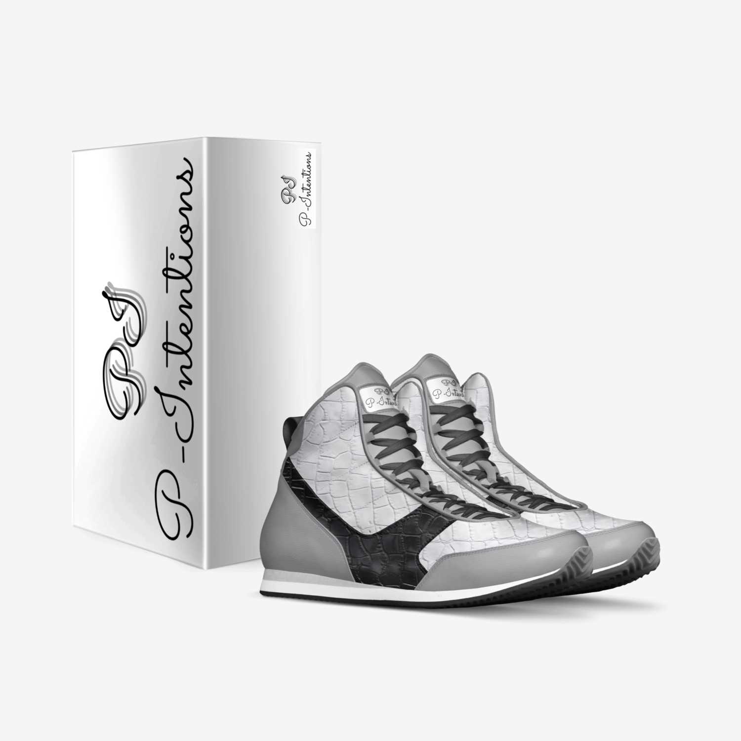 P-intentions custom made in Italy shoes by Hue Mcdowell | Box view