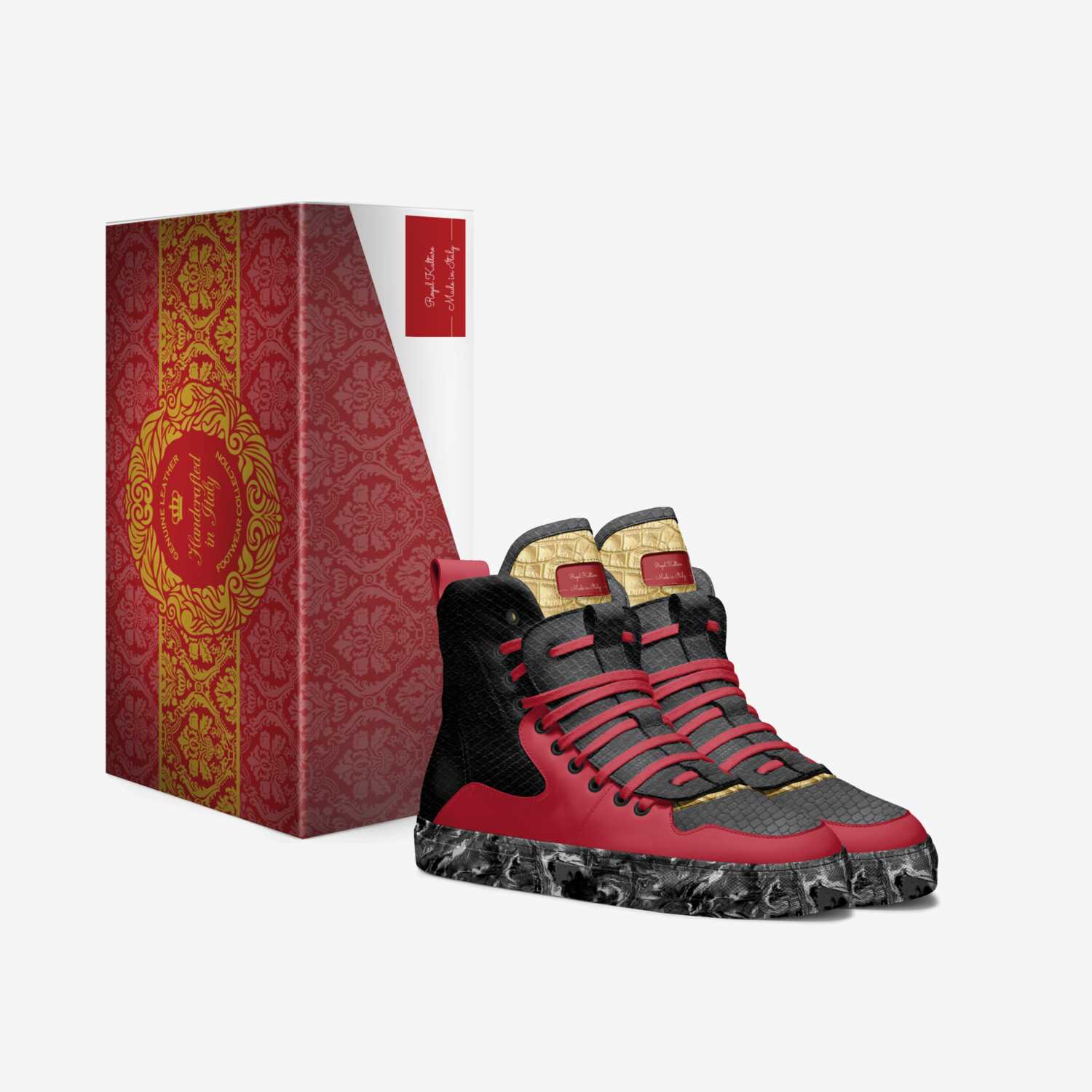 Royal Kulture custom made in Italy shoes by Cedric Harris | Box view