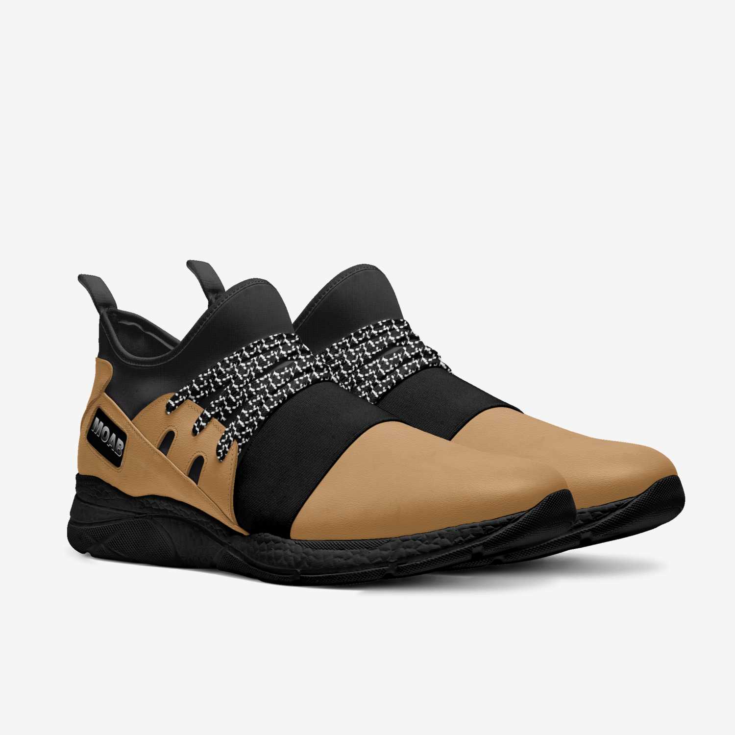 MOAB custom made in Italy shoes by Nasir Ma'At-el | Double view