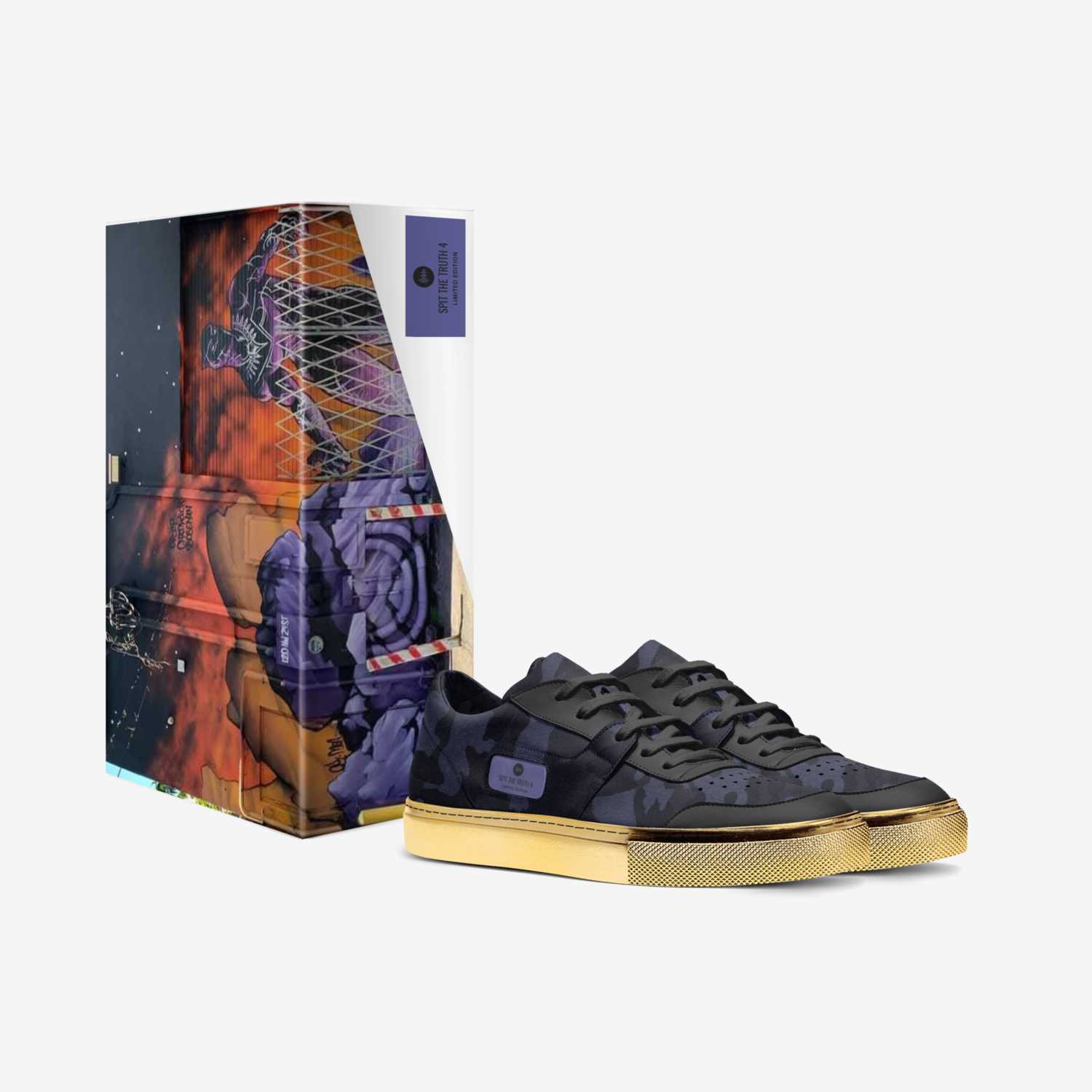 Spit The Truth 4 custom made in Italy shoes by Timothy Herbert | Box view