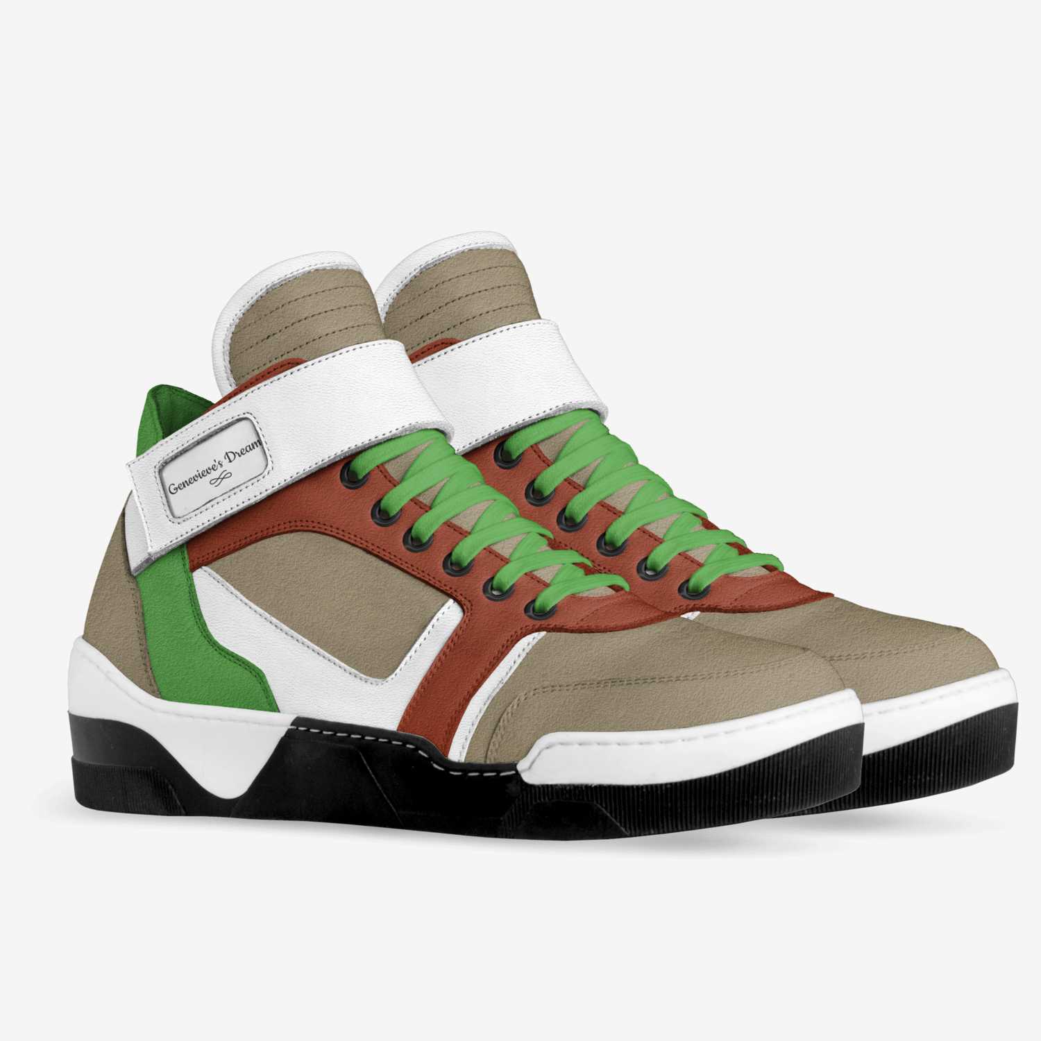 Genevieve's Dream custom made in Italy shoes by Gordon Meadows | Double view
