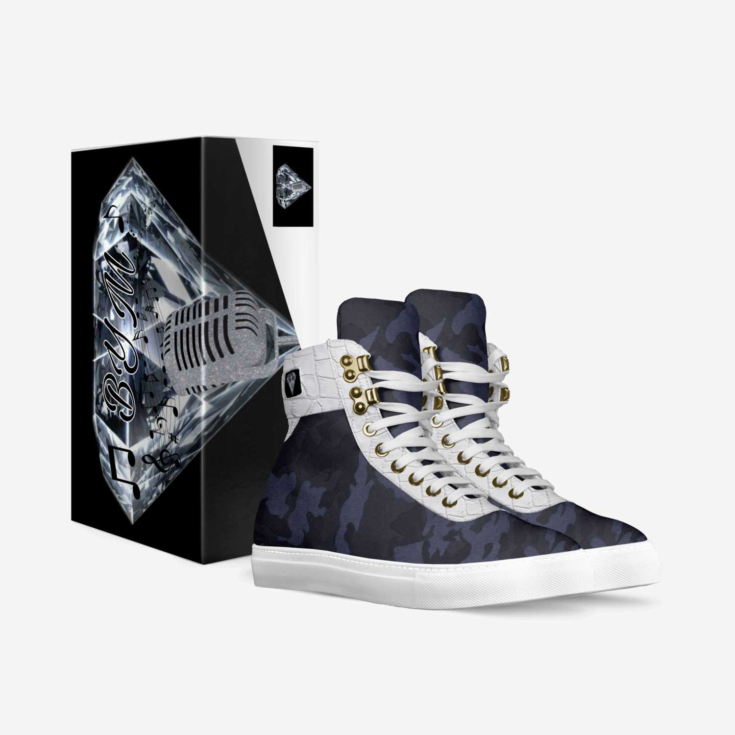 Grind Time custom made in Italy shoes by Shaunta Dawkins | Box view