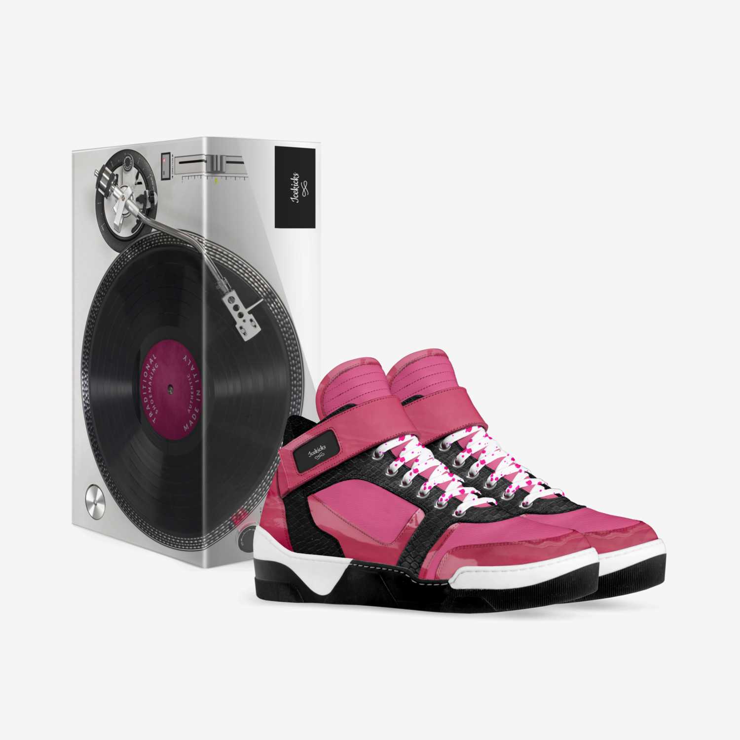 Icekicks custom made in Italy shoes by Kristin Bertrand | Box view
