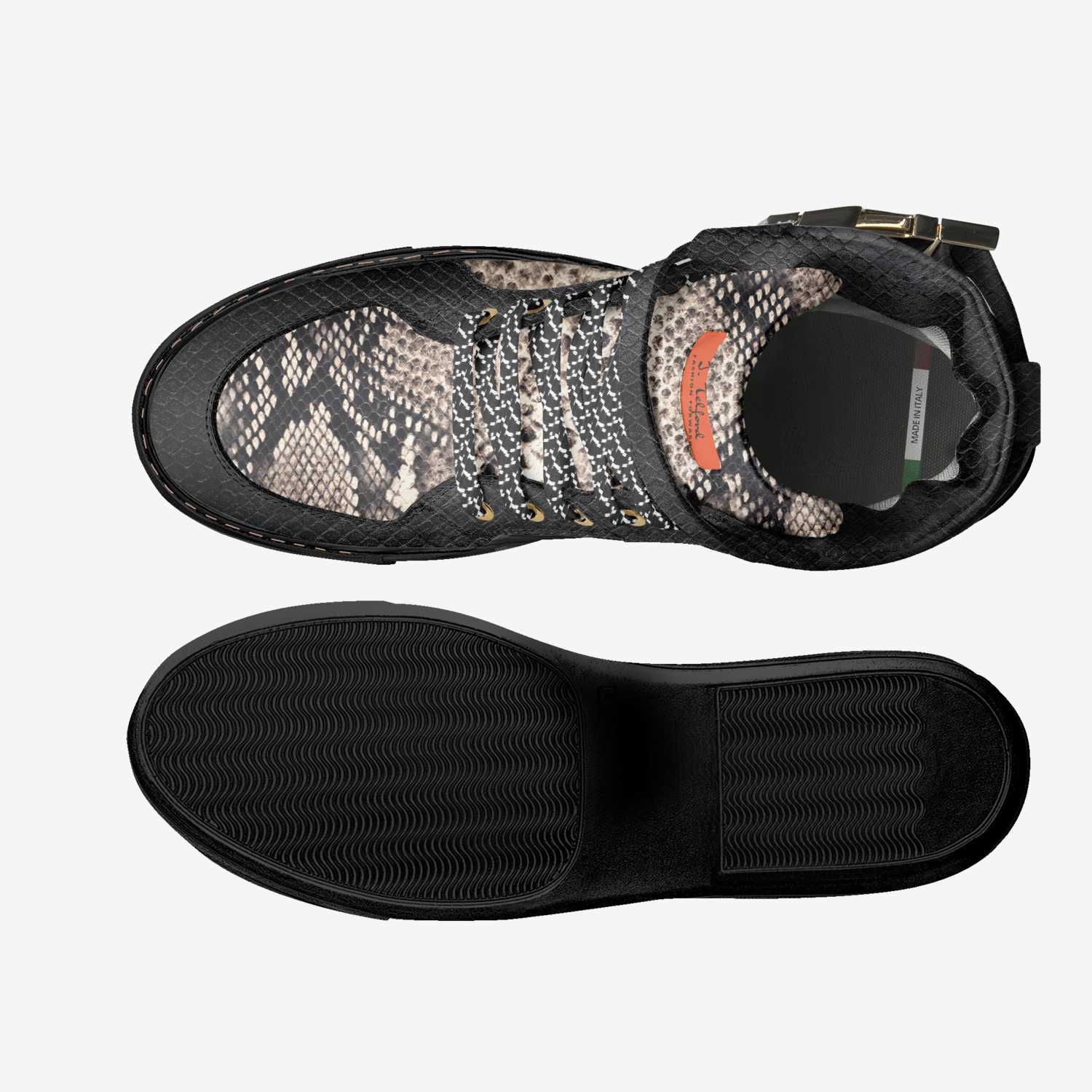 The H Statement custom made in Italy shoes by Johnny Lester-massey | Top view