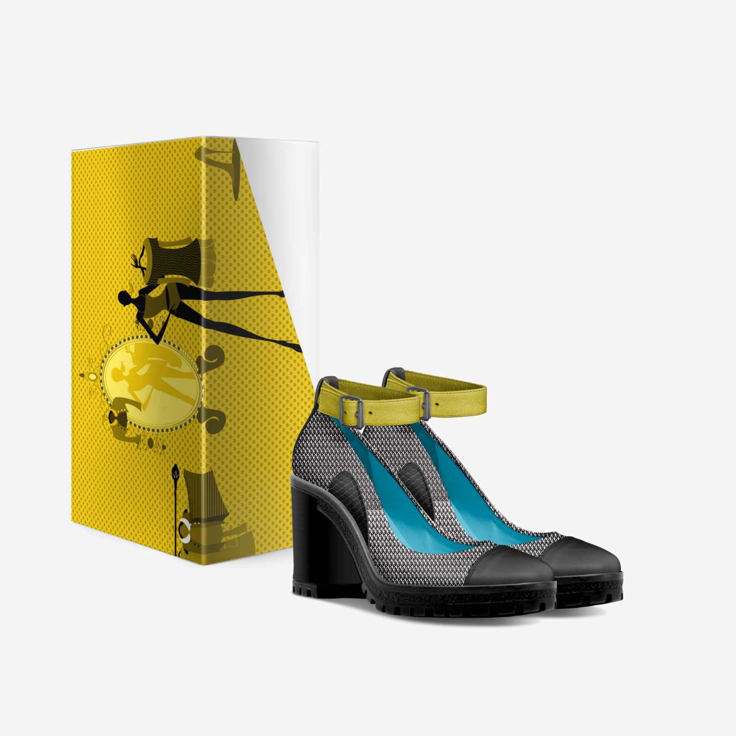 toneah' custom made in Italy shoes by Carla Williams | Box view