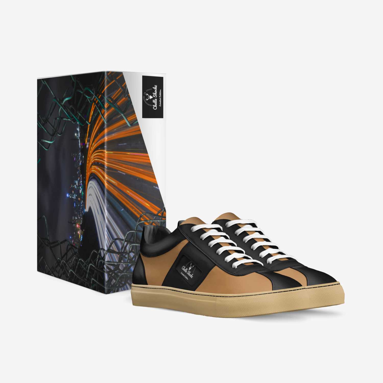 Chelle Shockz custom made in Italy shoes by Chelle Gman | Box view
