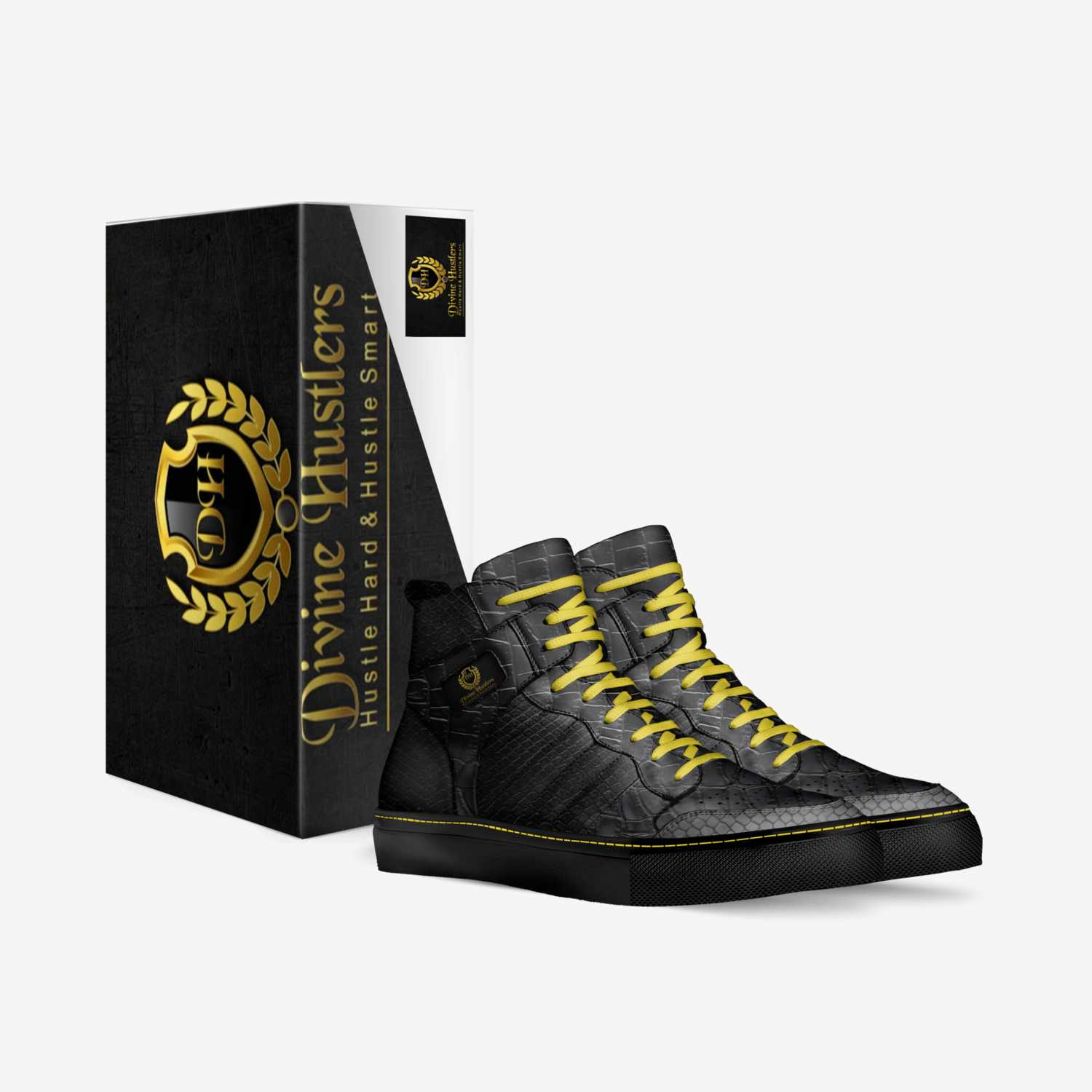 DH3s custom made in Italy shoes by Jermaine Walker | Box view