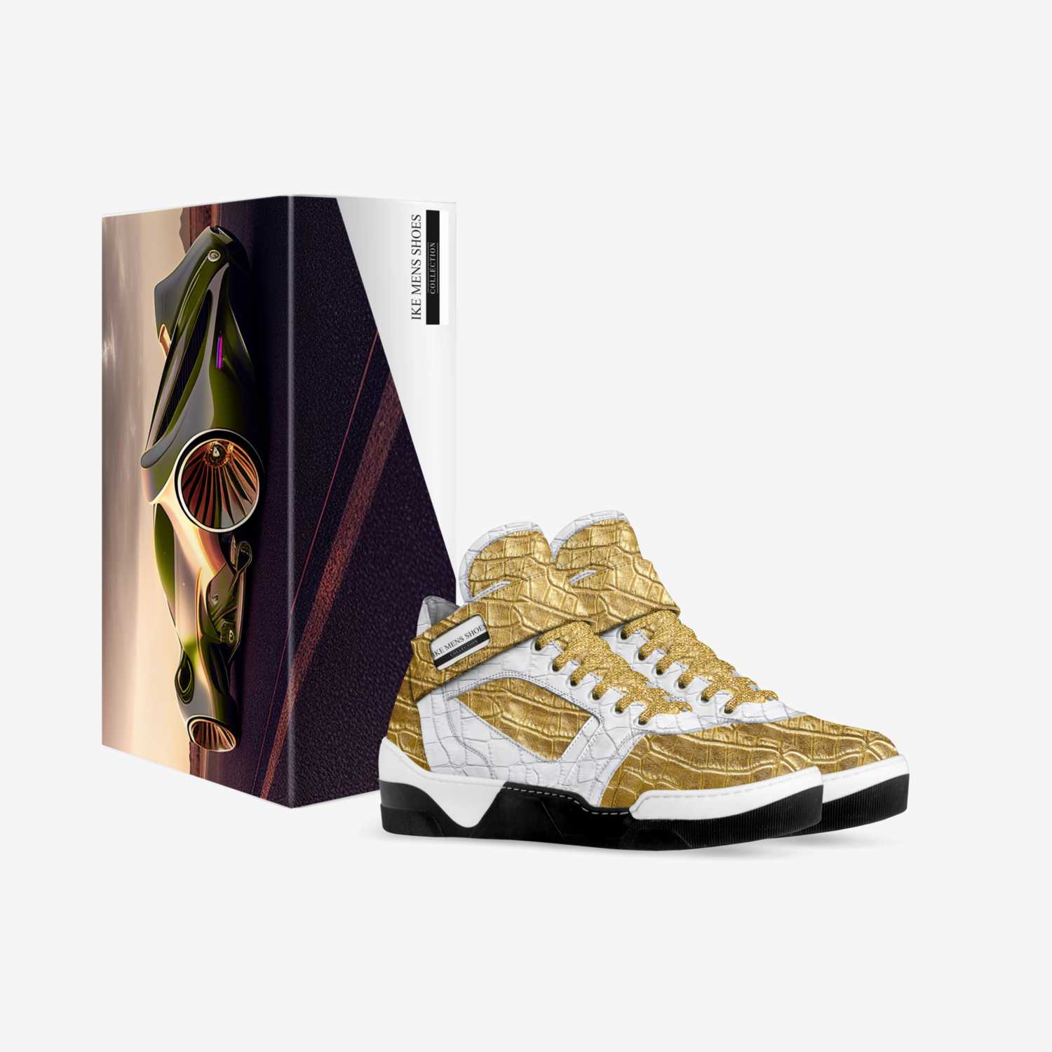 IKE MENS SHOES custom made in Italy shoes by Isaac A Mensah | Box view