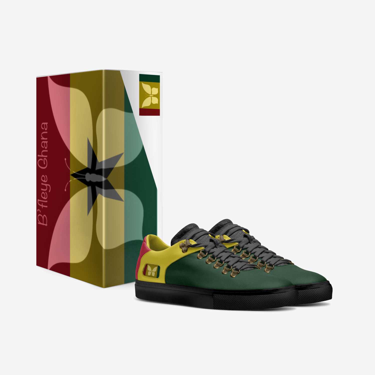 B’fleye Ghana custom made in Italy shoes by Cj Butterfleye | Box view