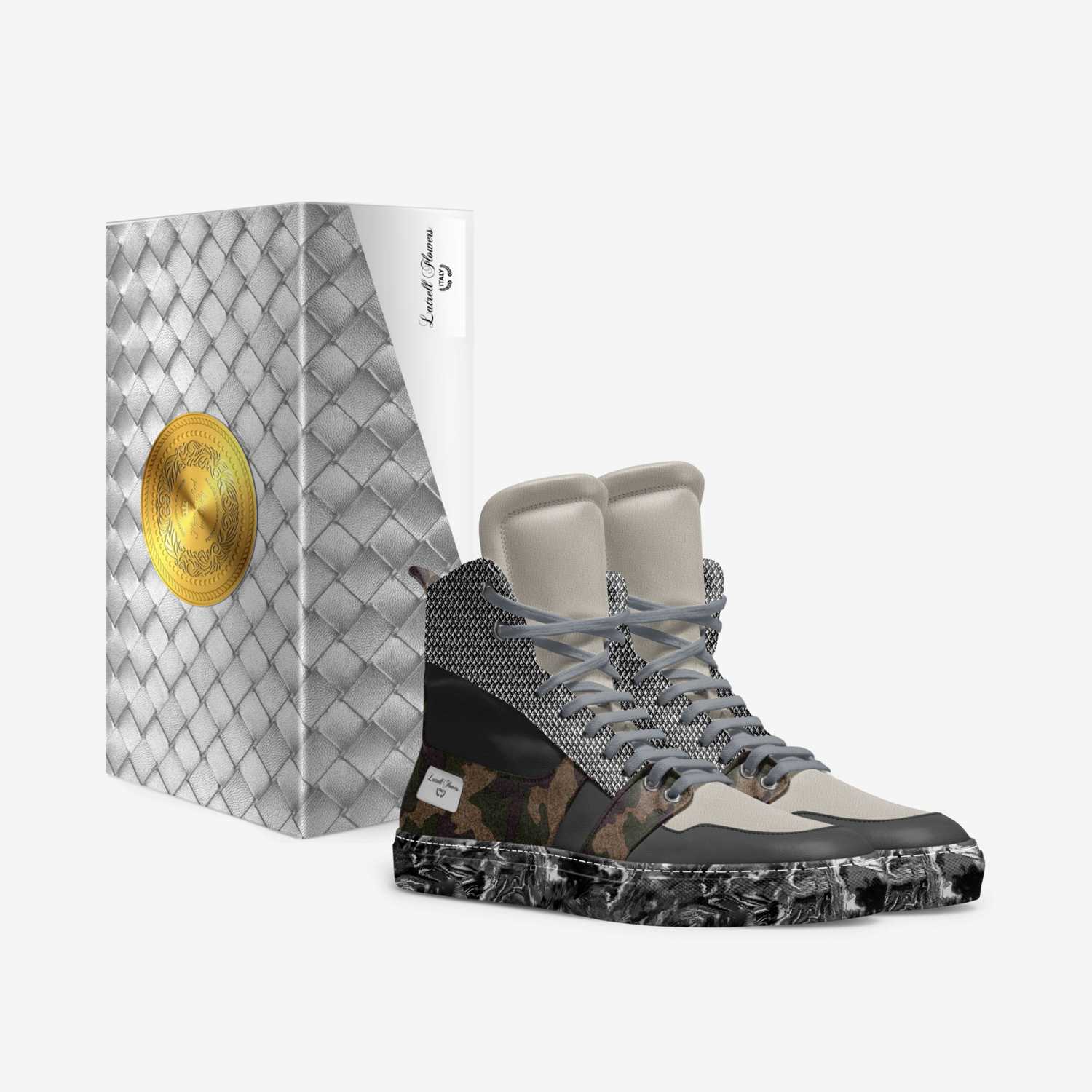 Latrell Flowers custom made in Italy shoes by Tia Latrell | Box view