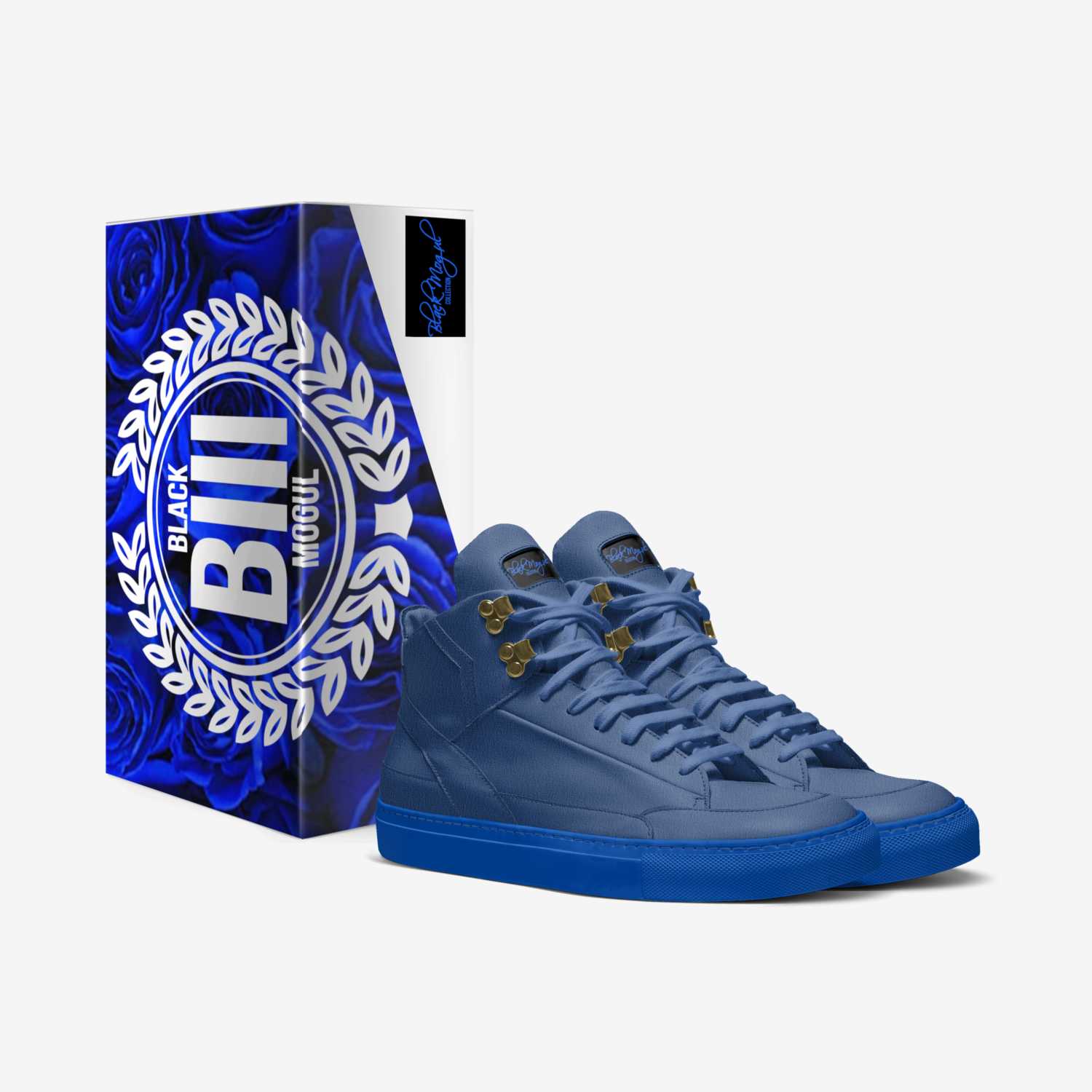 MOGUL OG HIGHS custom made in Italy shoes by Black Mogul Collection | Box view