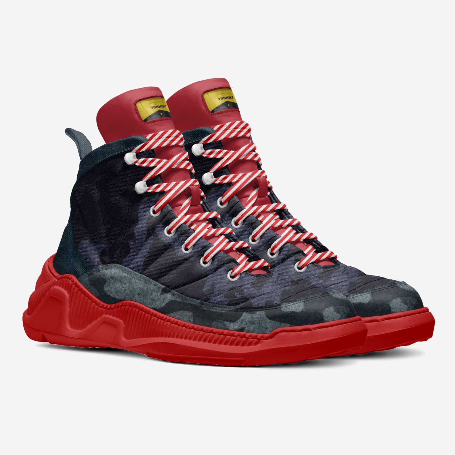YOUNOZ Poppers custom made in Italy shoes by Laurence D’bourbon-gaston | Double view