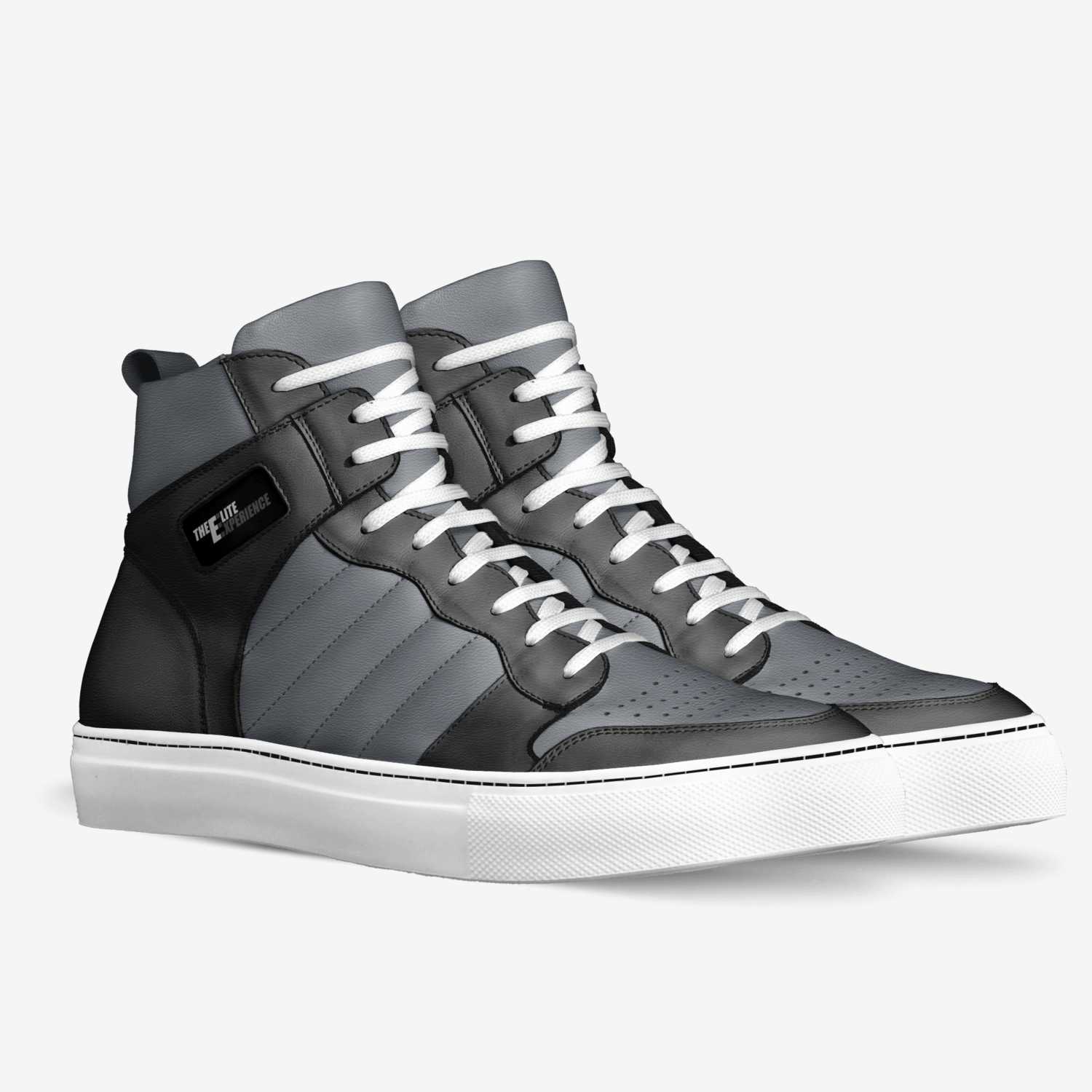 The Elite 1s custom made in Italy shoes by Deante Steele | Double view