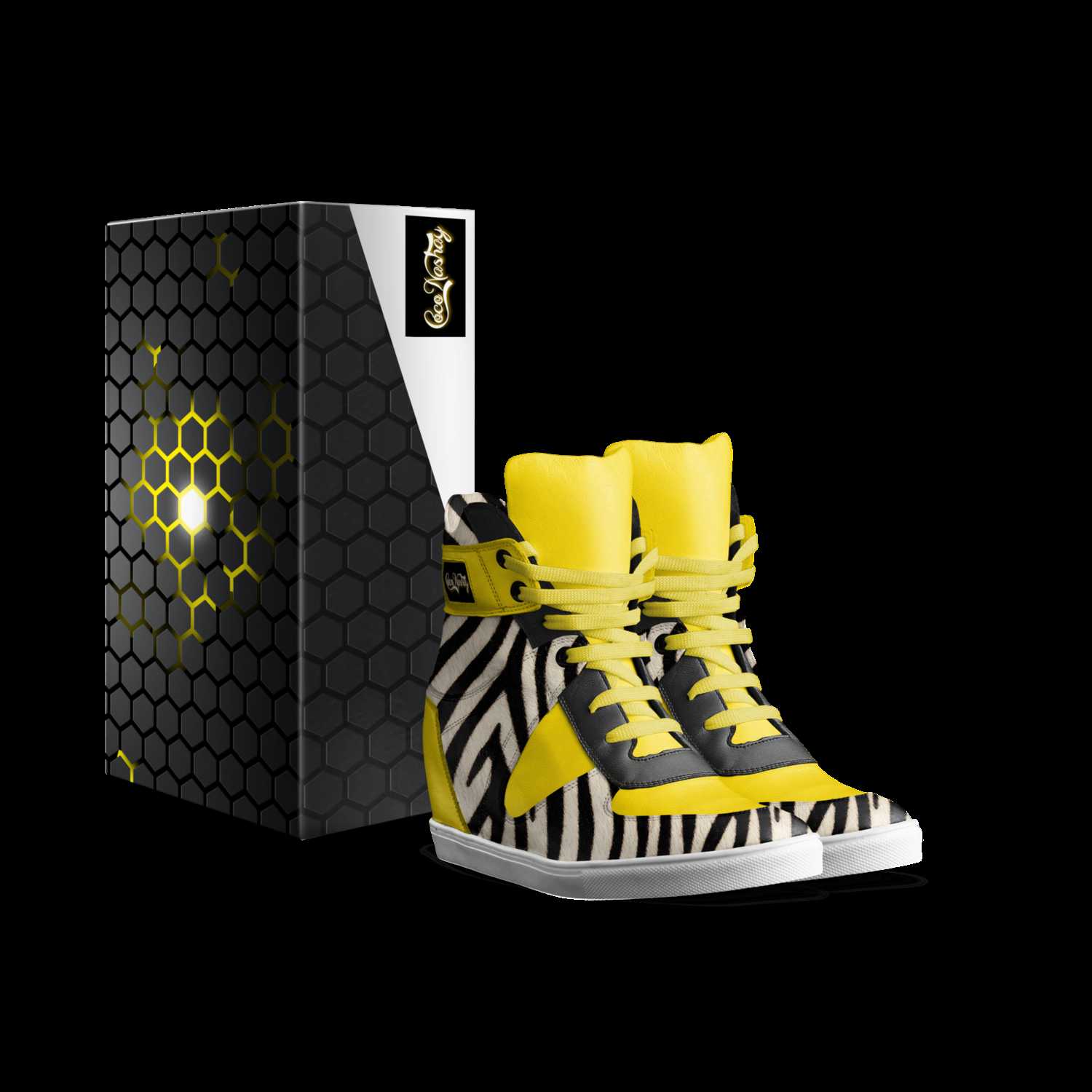 Coco top wedge sneakers