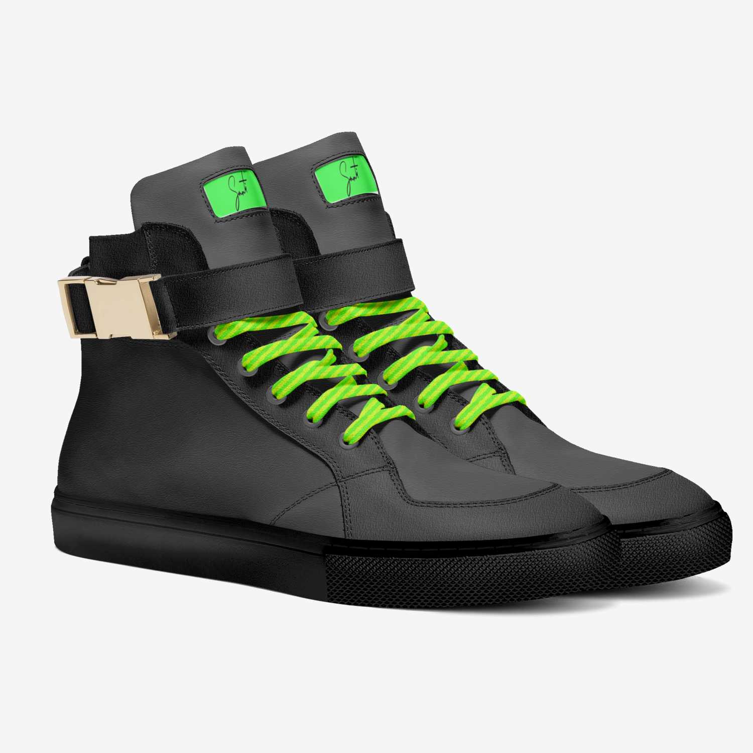 Santi Highs custom made in Italy shoes by Jason Super Star | Double view