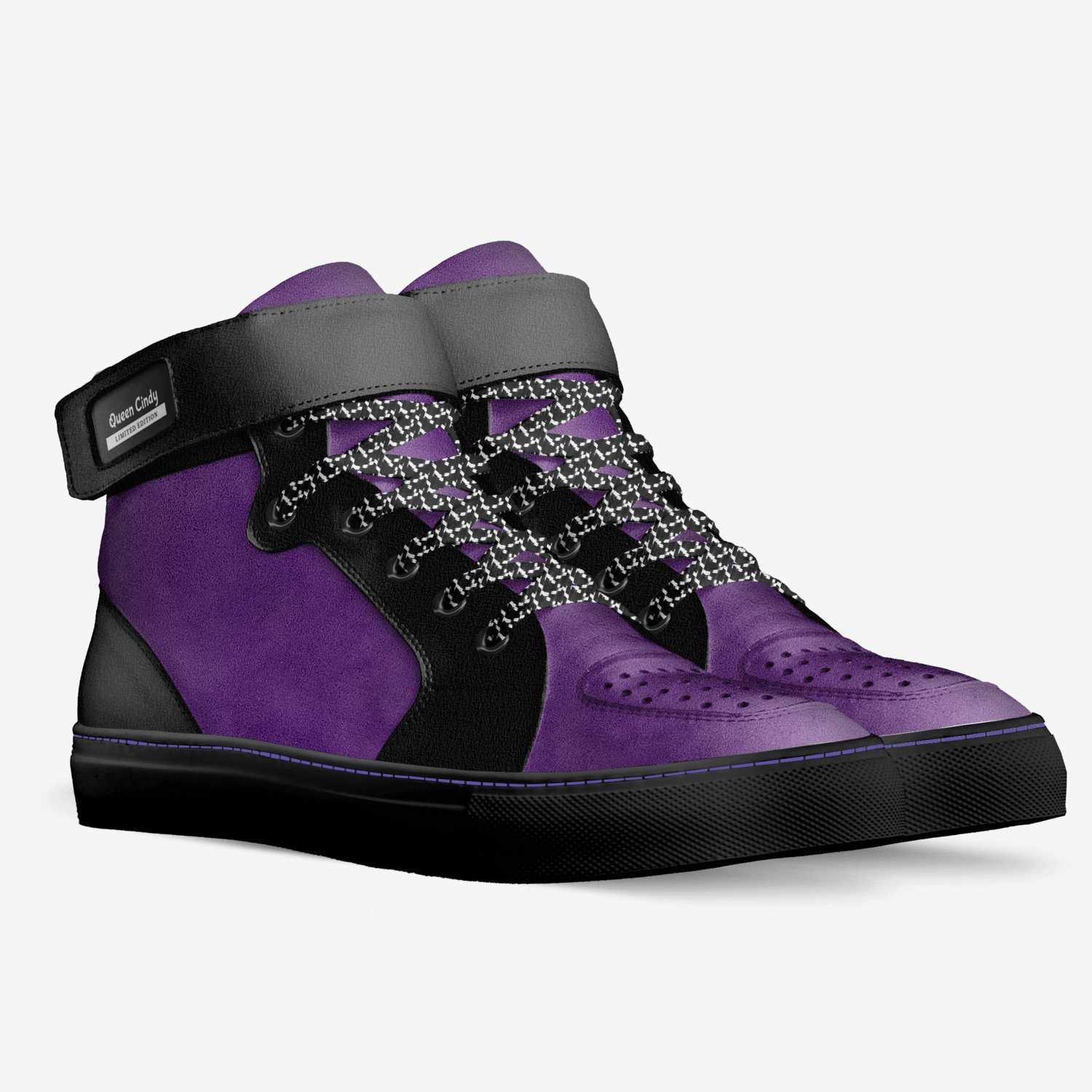 Queen Cindy custom made in Italy shoes by David Taylor | Double view