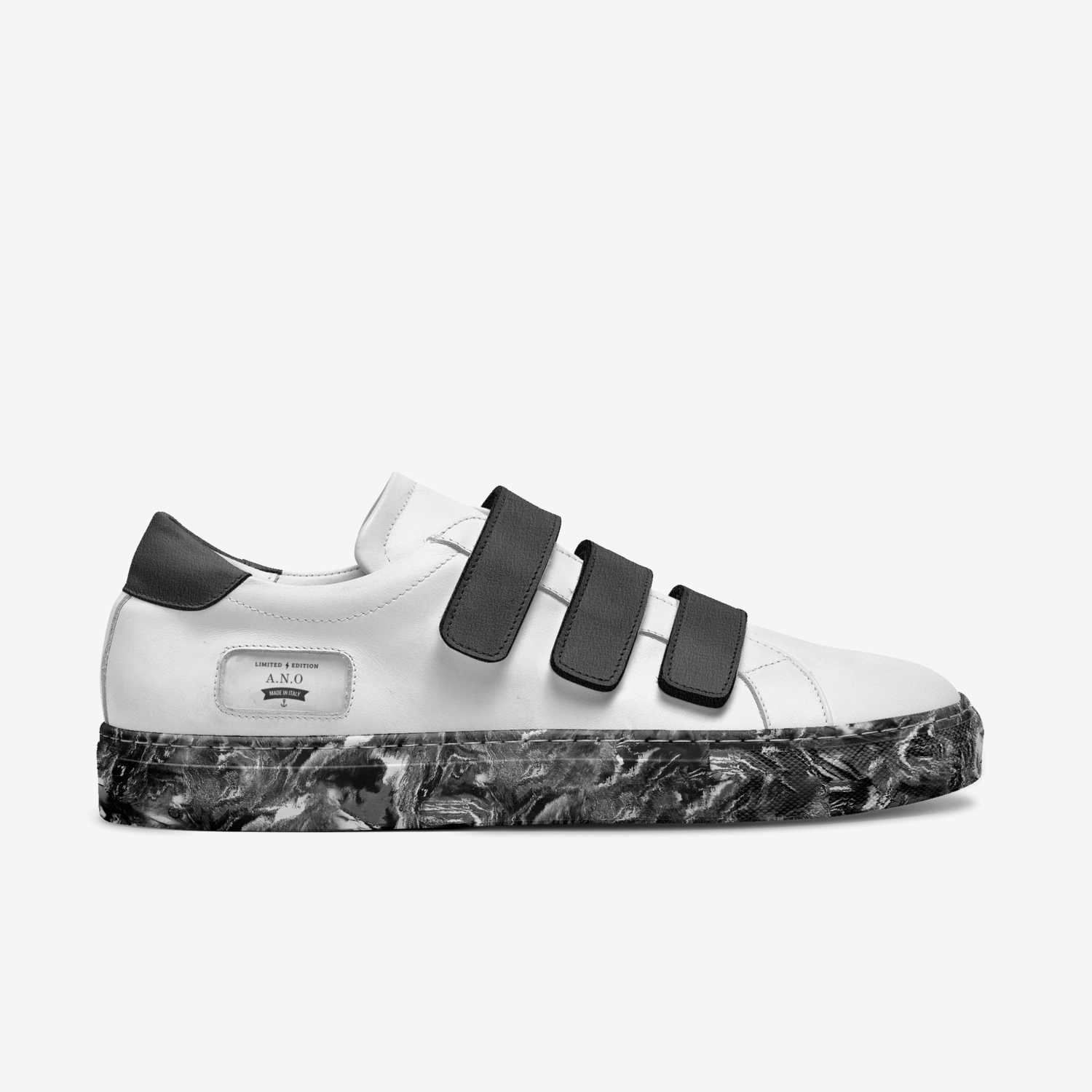 A.N.O custom made in Italy shoes by Detarius Knox | Side view