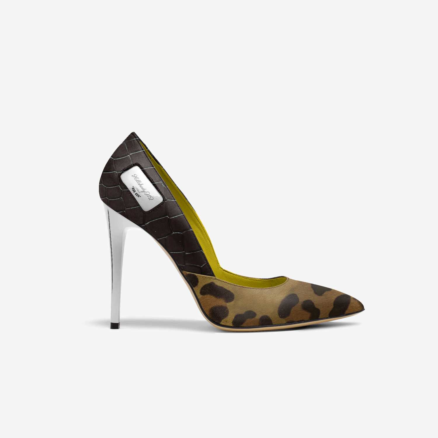 Hillshady912 custom made in Italy shoes by DeAundre Perry | Side view